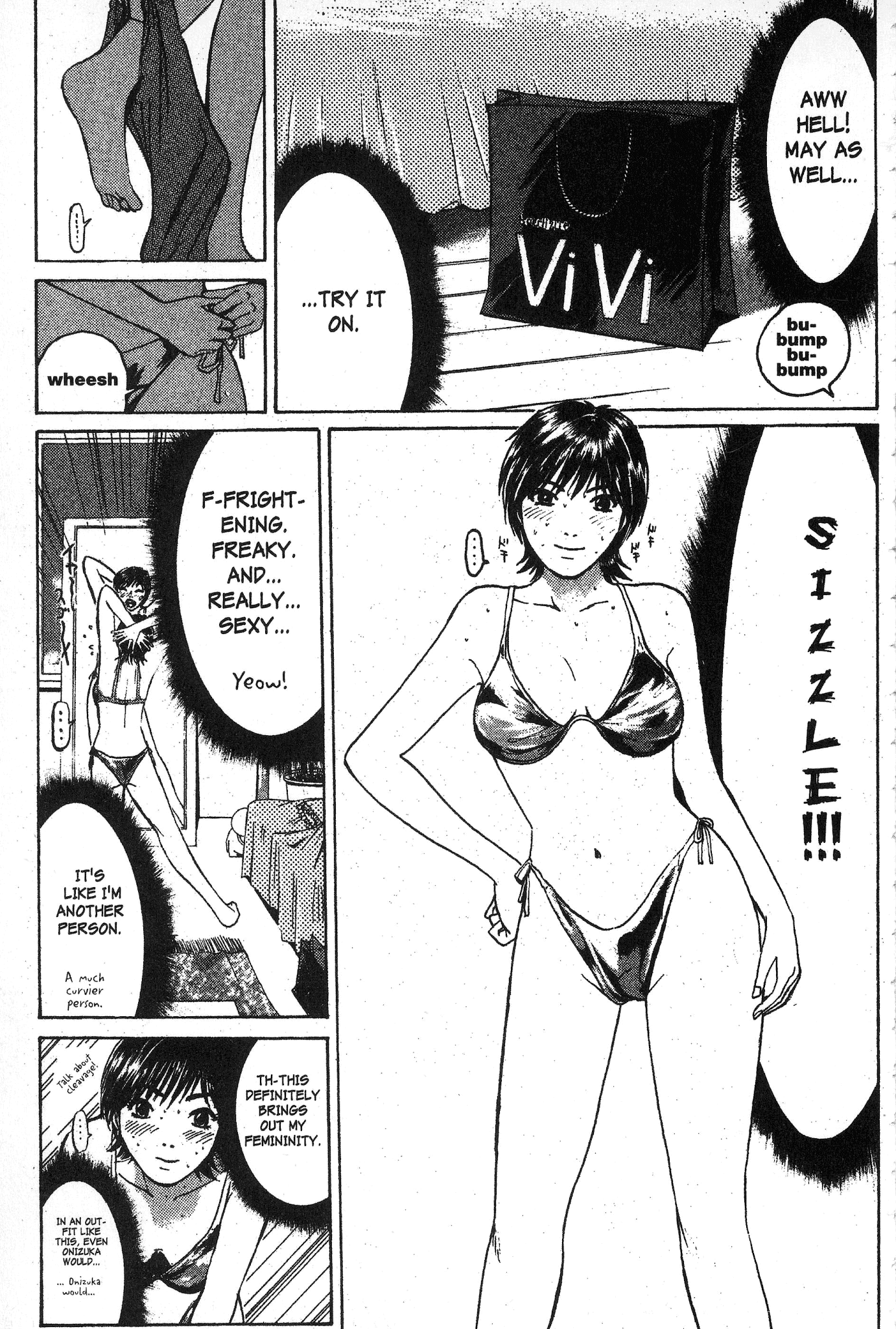 Great Teacher Onizuka Chapter 94 page 10 - Chapter 94: Azusa Metamorph Challenge