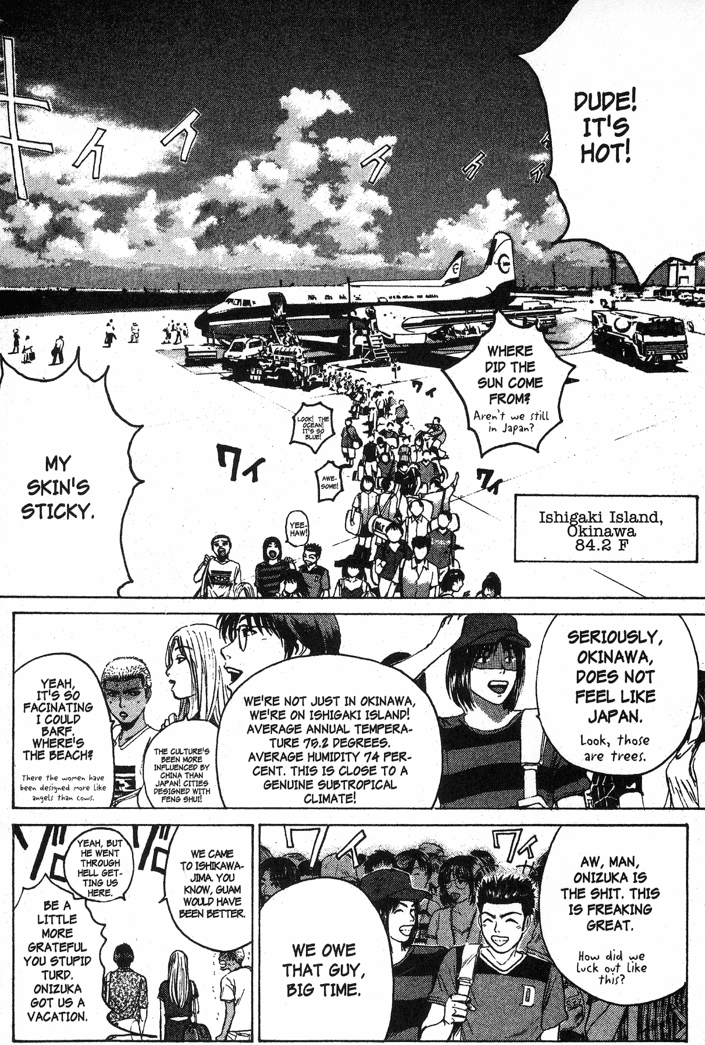 Great Teacher Onizuka Chapter 95 page 1 - Chapter 95: Making It a "Go" in Okinawa