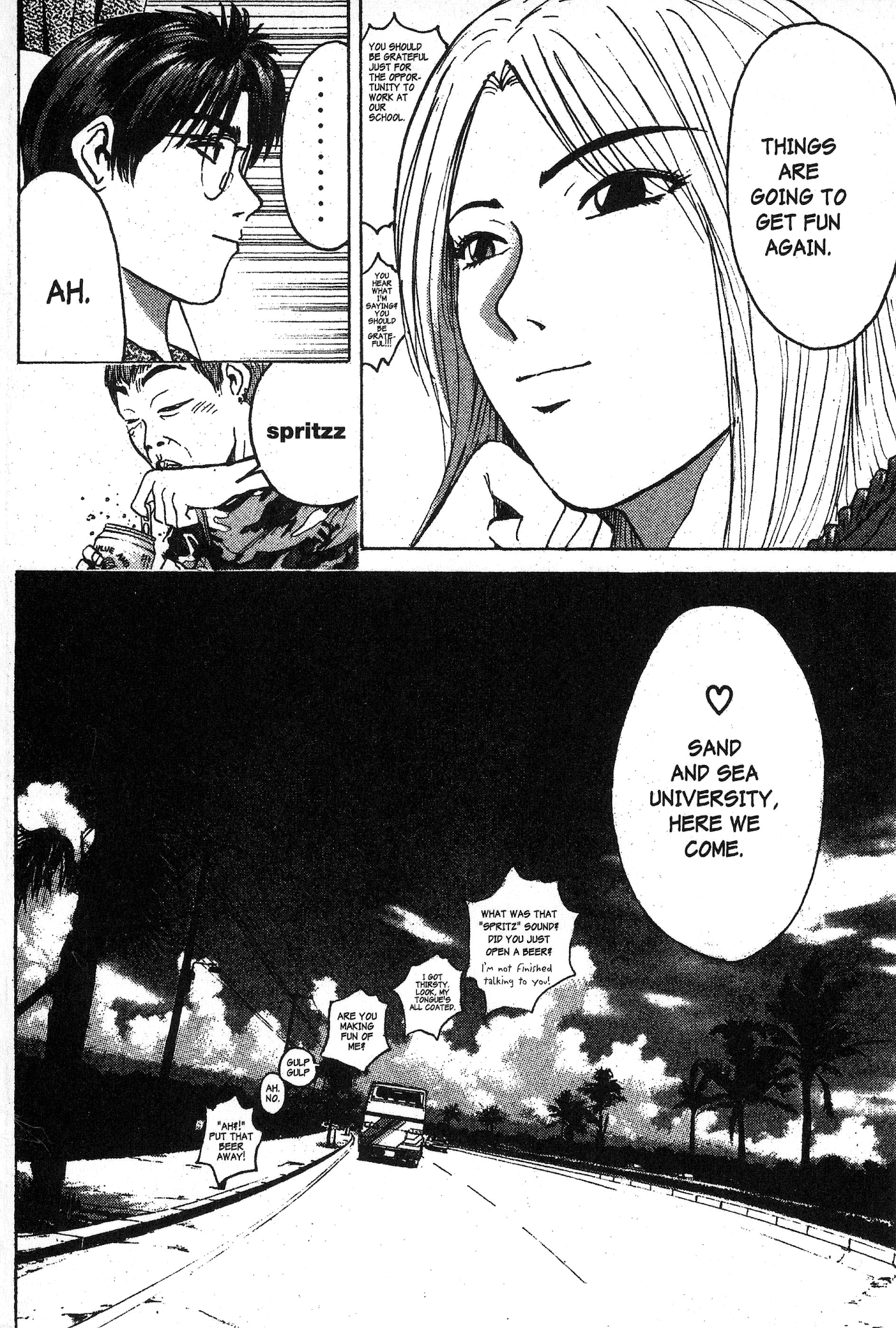 Great Teacher Onizuka Chapter 95 page 10 - Chapter 95: Making It a "Go" in Okinawa