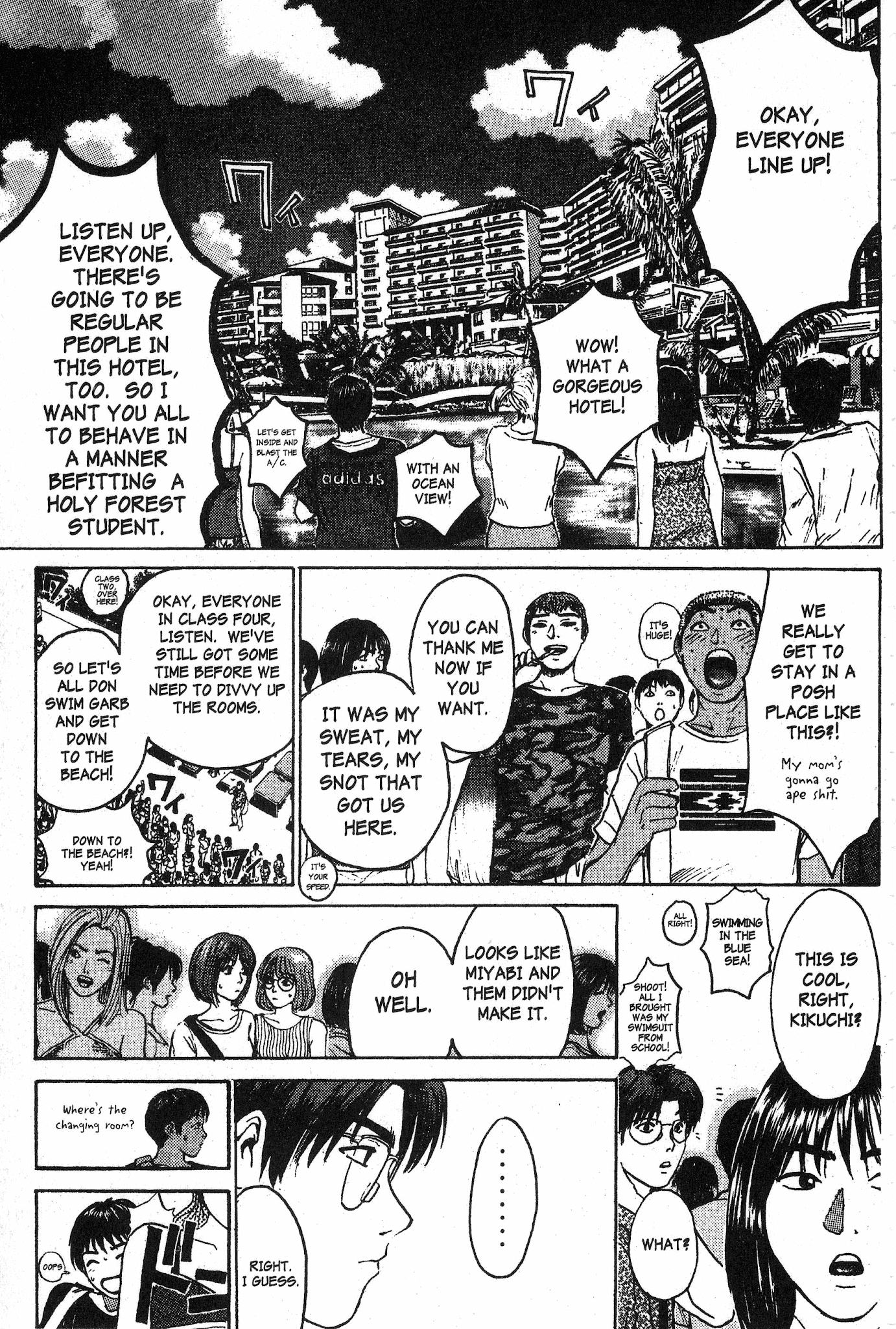 Great Teacher Onizuka Chapter 95 page 11 - Chapter 95: Making It a "Go" in Okinawa