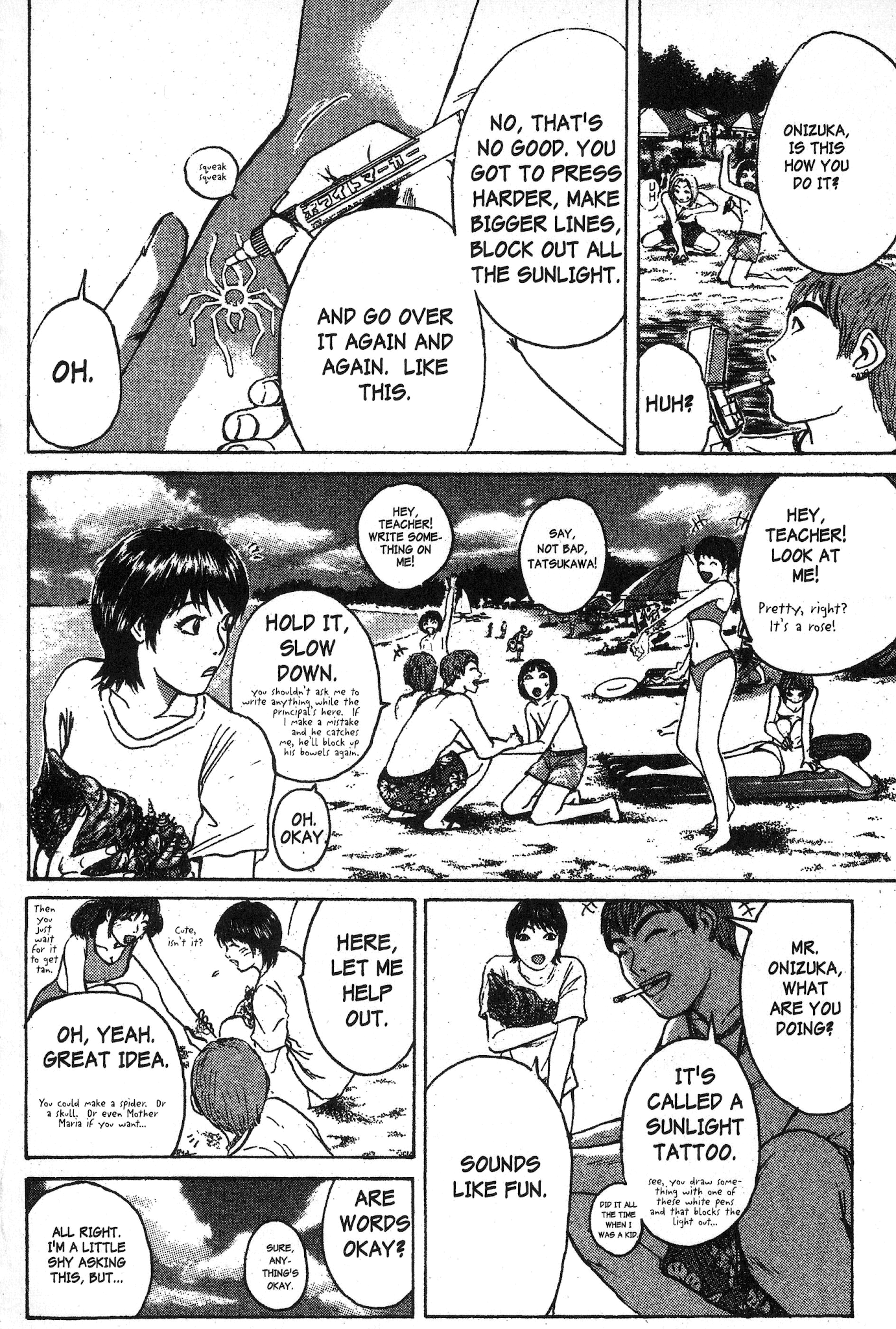 Great Teacher Onizuka Chapter 95 page 14 - Chapter 95: Making It a "Go" in Okinawa
