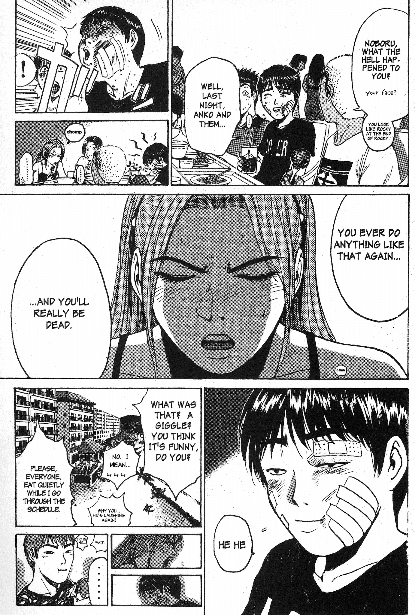 Great Teacher Onizuka Chapter 96 page 18 - Chapter 96: Making It a "Go" Back in the Rooms