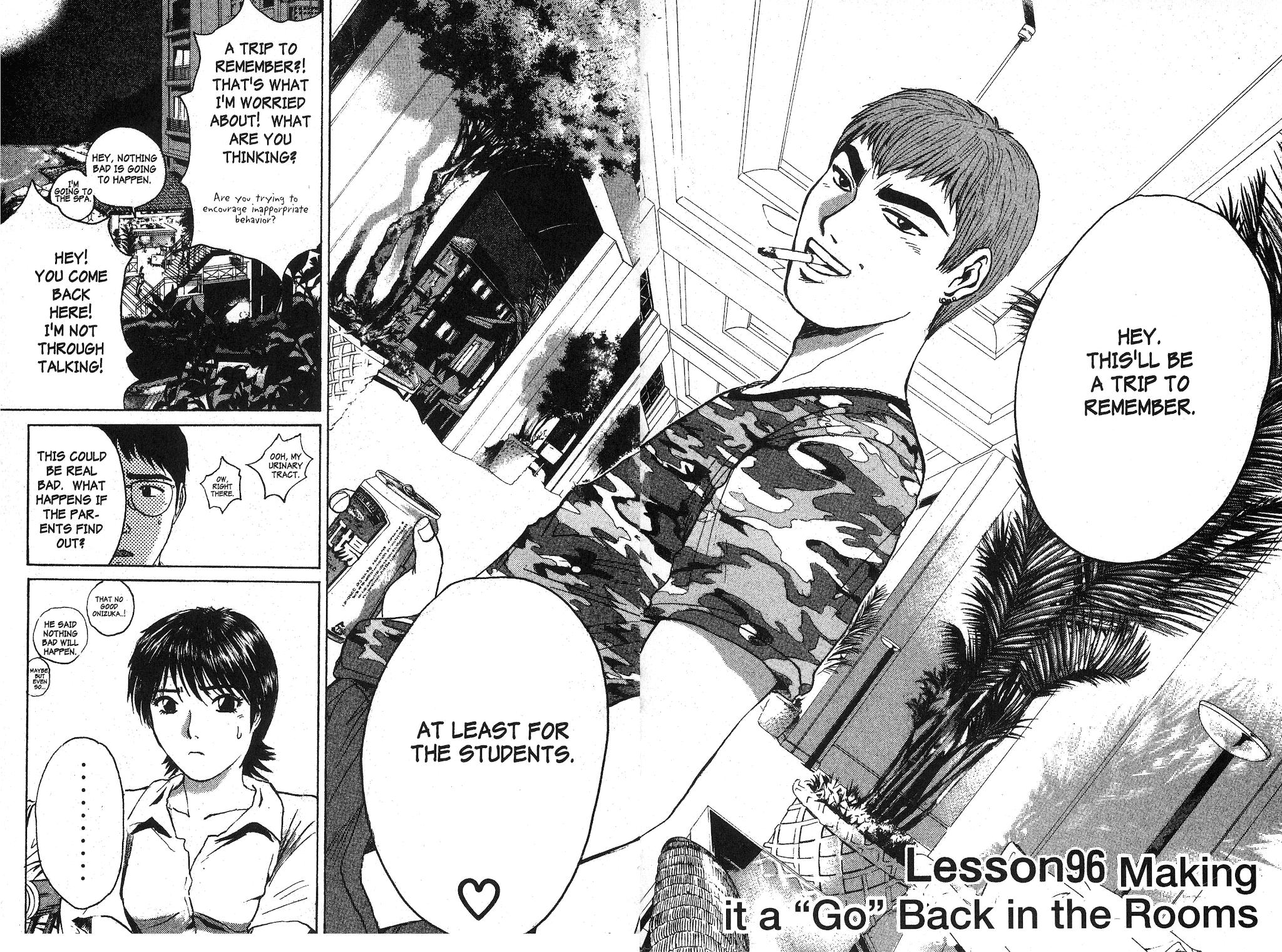 Great Teacher Onizuka Chapter 96 page 4 - Chapter 96: Making It a "Go" Back in the Rooms