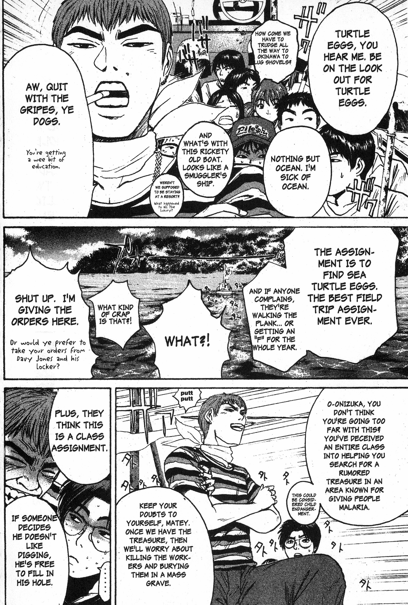 Great Teacher Onizuka Chapter 97 page 15 - Chapter 97: Making It a "Go" with the Sea Turtles