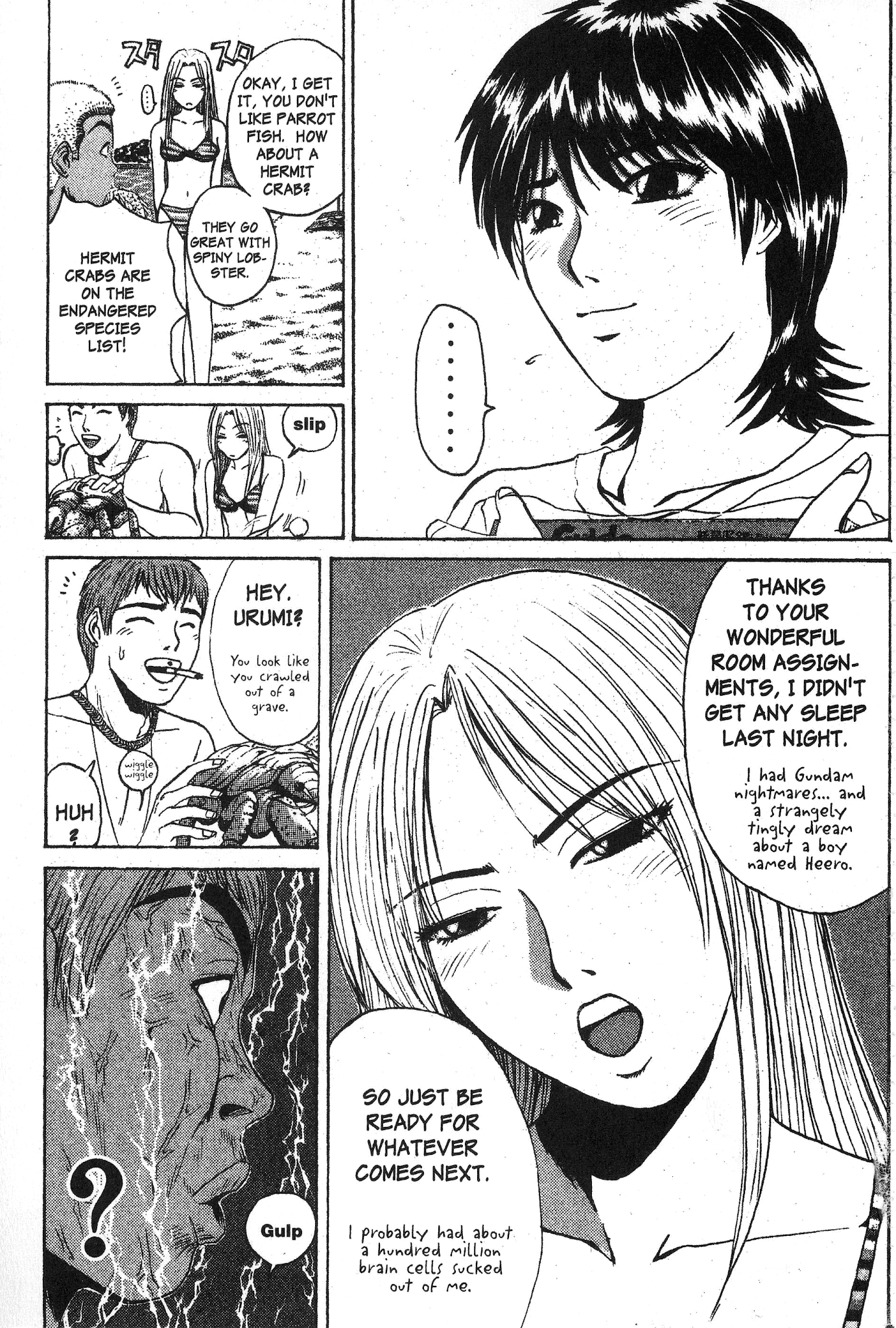 Great Teacher Onizuka Chapter 97 page 6 - Chapter 97: Making It a "Go" with the Sea Turtles
