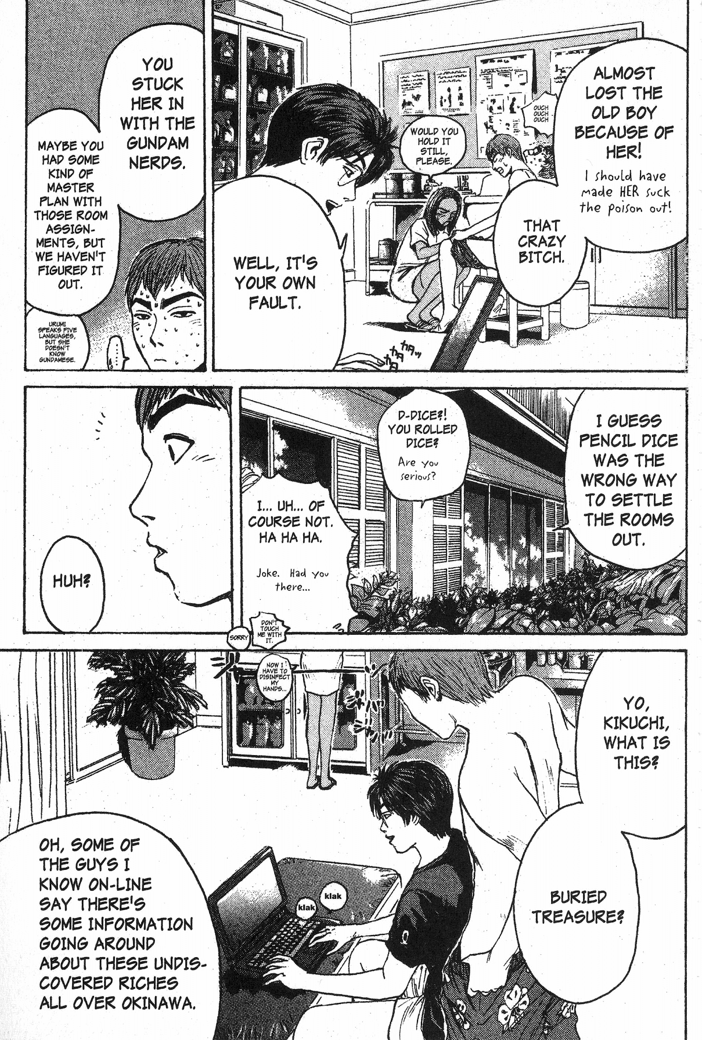 Great Teacher Onizuka Chapter 97 page 8 - Chapter 97: Making It a "Go" with the Sea Turtles