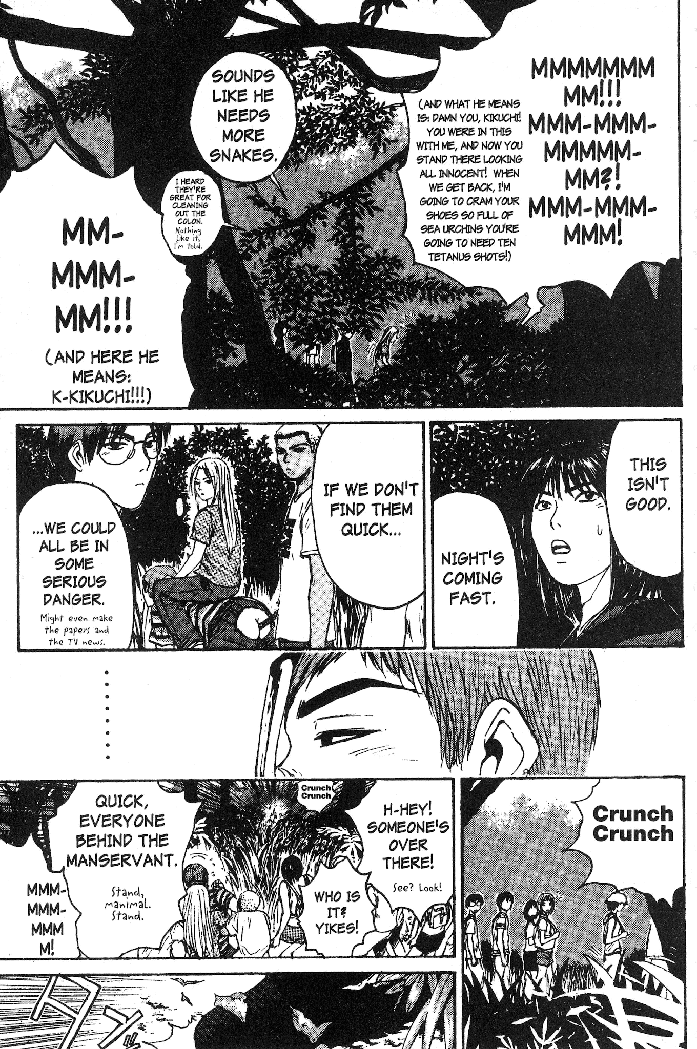 Great Teacher Onizuka Chapter 99 page 11 - Chapter 99: Making It a "Go" with the Search Dog