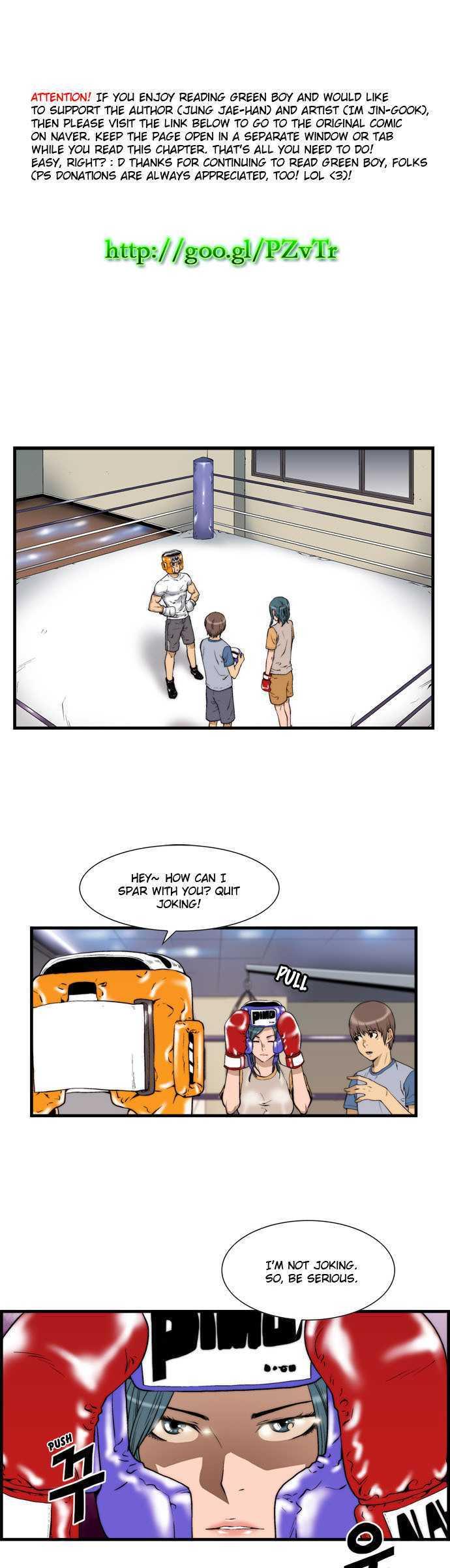 Green Boy: Shouting to You Chapter 13 page 1 - Chapter 13
