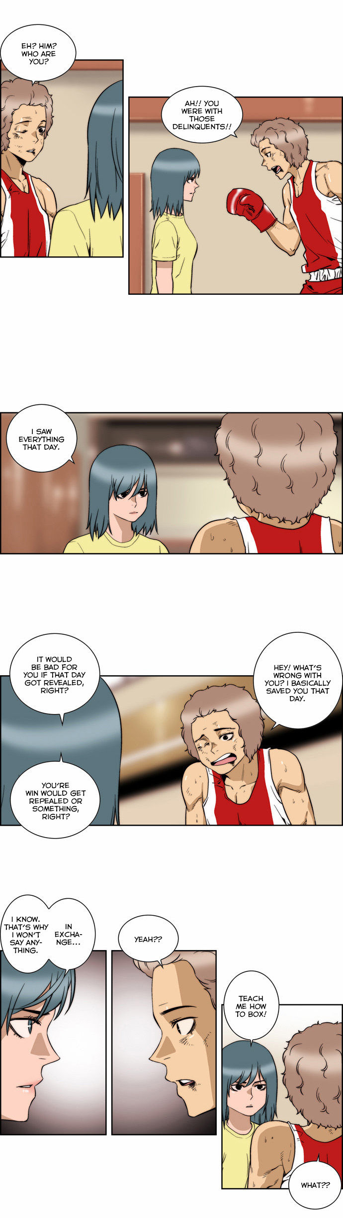 Green Boy Chapter 137 page 12 - Chapter 137 : Side Story: First Encounter [End]