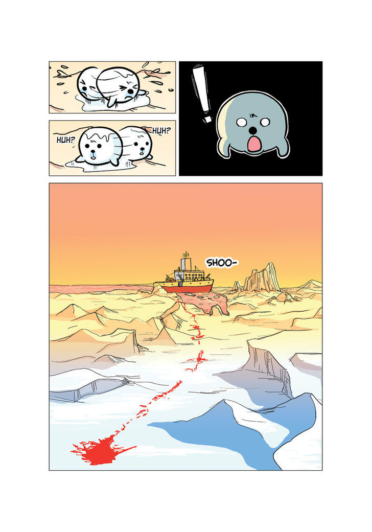 Green Smile Chapter 1 page 14 - Chapter 1 : The Harp Seal of the North Pole
