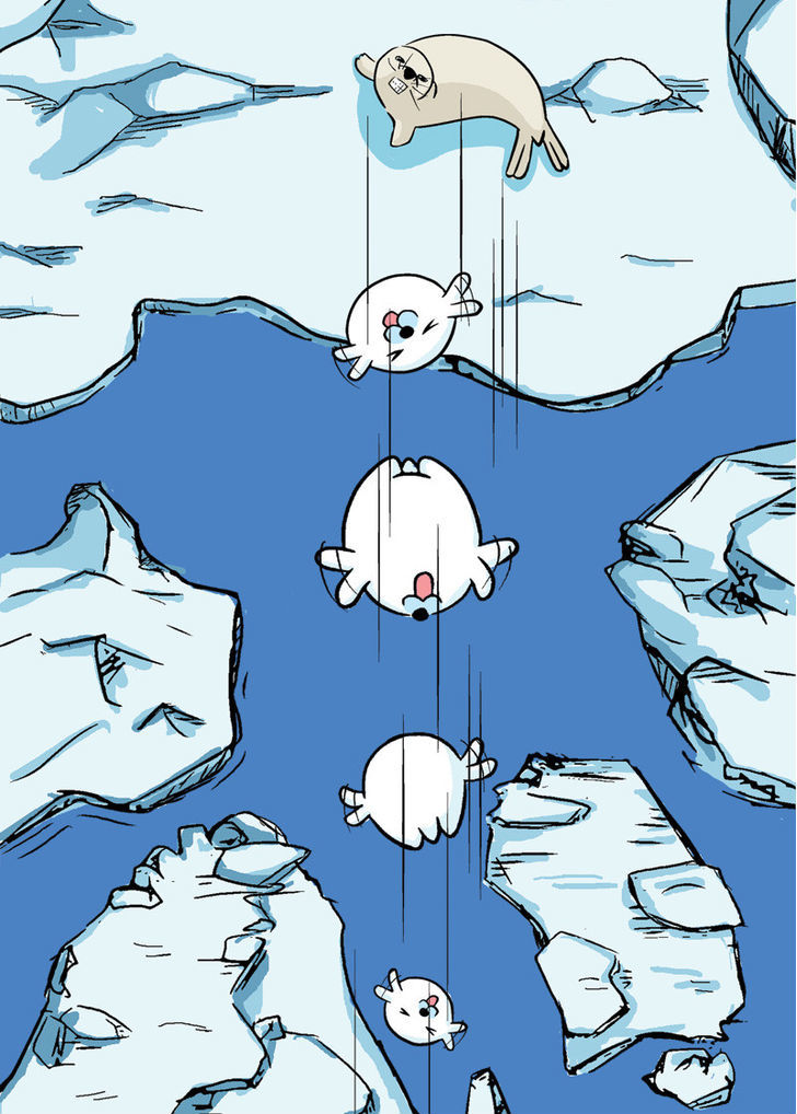 Green Smile Chapter 1 page 9 - Chapter 1 : The Harp Seal of the North Pole