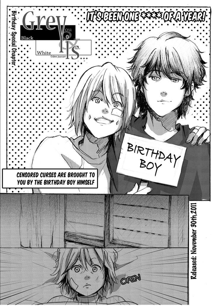 Grey is... Chapter 1 page 1 - Chapter 1 : (Special Chapter) Been a whole year