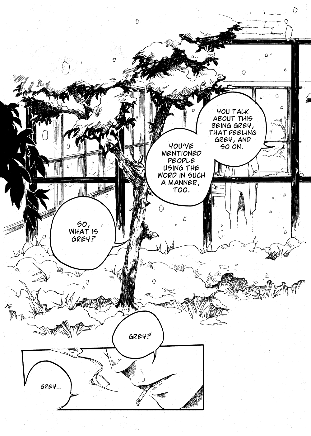 Grey is... Chapter 33.5 page 5 - Chapter 33.5: Chapter In between