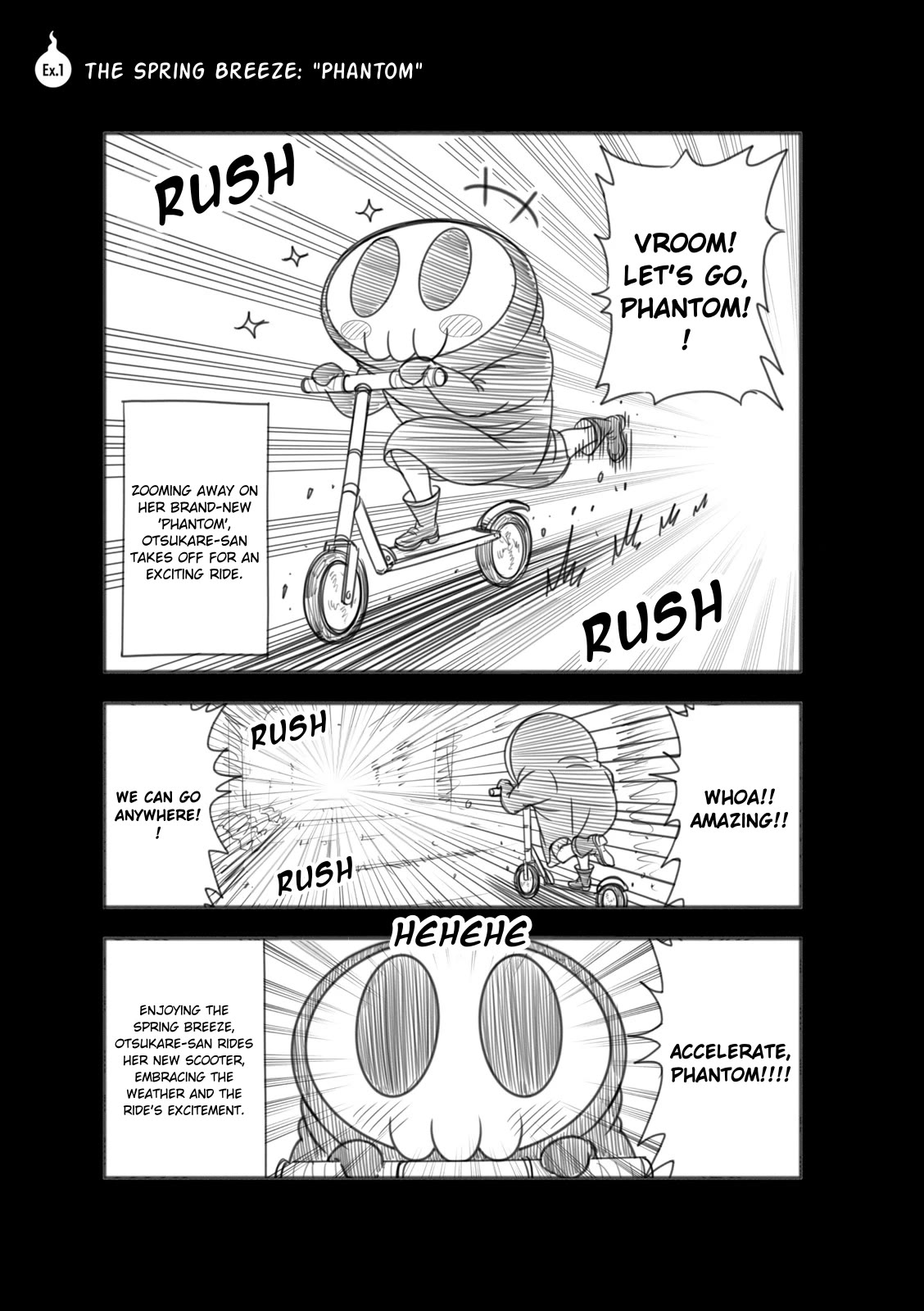 Grim Reaper Apprentice! Otsukare Chan Chapter 3.5 page 1 - Chapter 3.5: The Spring Breeze: Phantom