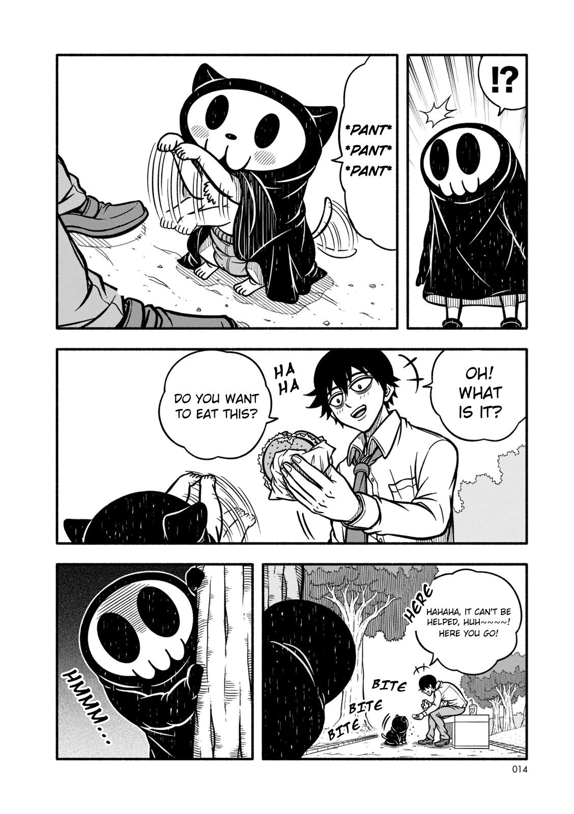 Grim Reaper Apprentice! Otsukare Chan Chapter 3 page 2 - Chapter 3: Cerberus The Familiar Arrives