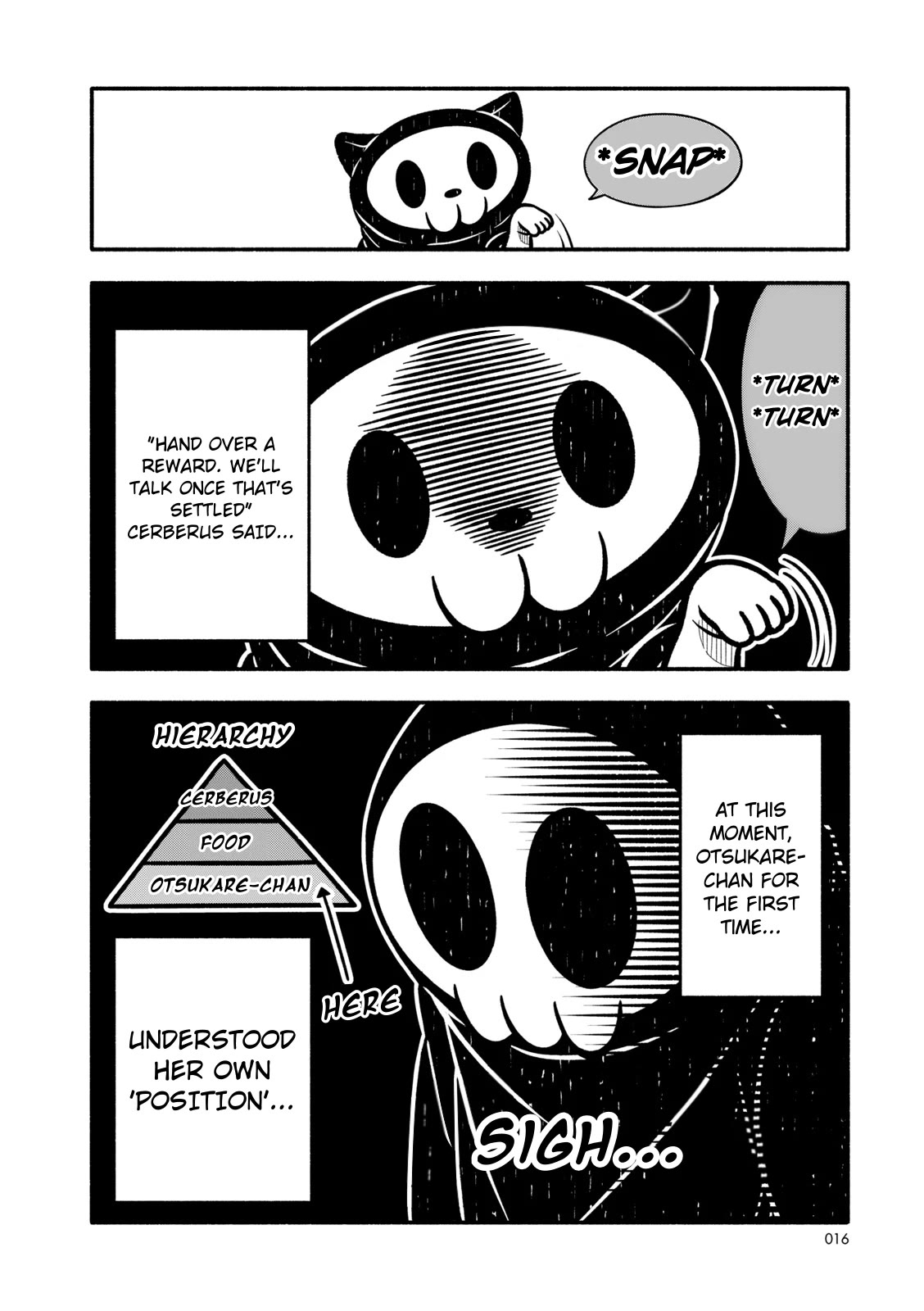 Grim Reaper Apprentice! Otsukare Chan Chapter 3 page 4 - Chapter 3: Cerberus The Familiar Arrives