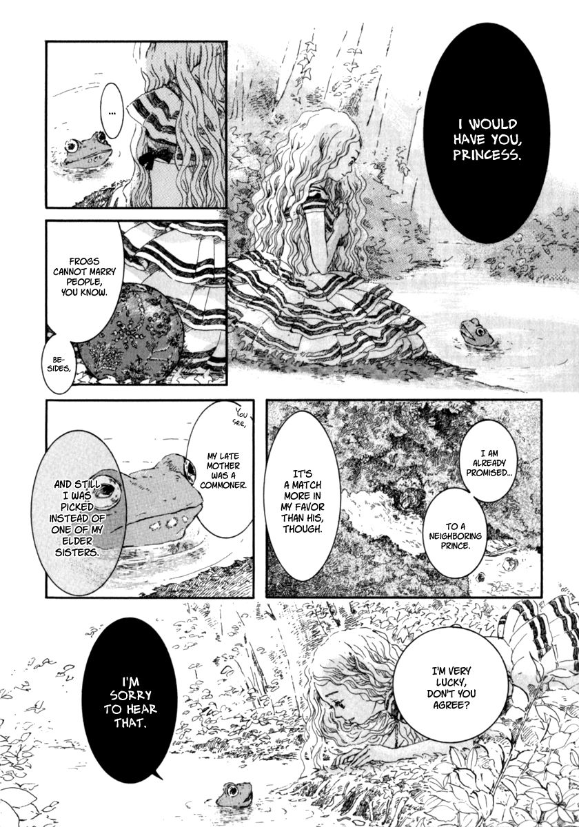 Grimm Douwa Rondo - Rapunzel to 5-nin no Ouji Chapter 1 page 12 - Chapter 1 : The Frog Prince