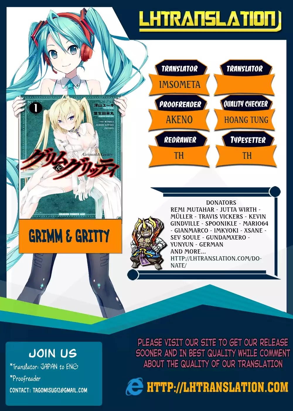 Grimm & Gritty Chapter 1.1 page 1 - Chapter 1.1
