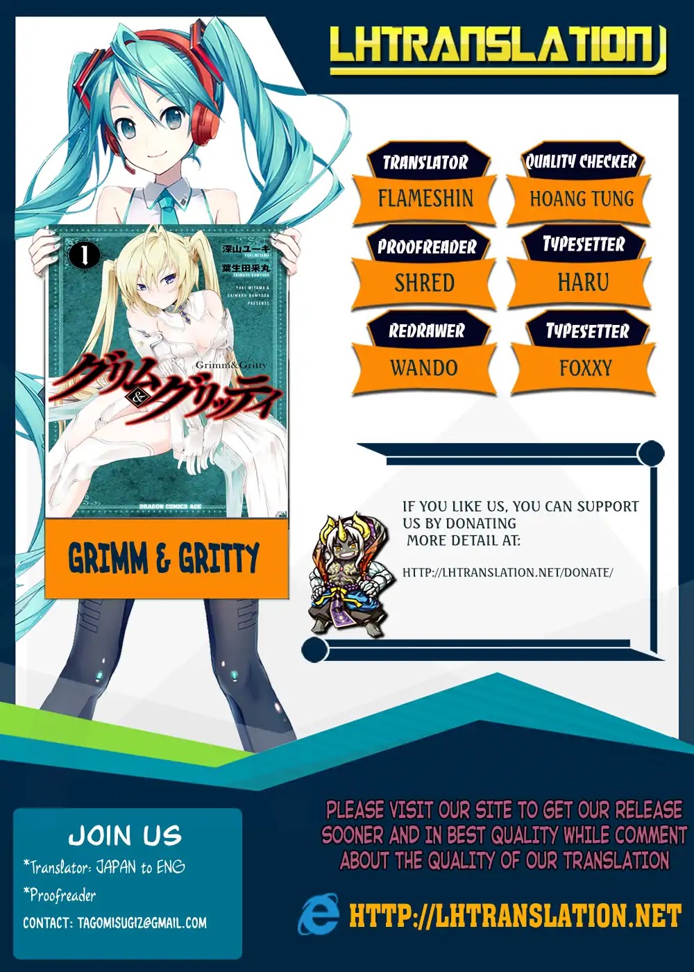 Grimm & Gritty Chapter 9 page 1 - Chapter 9: Bremen's Stage