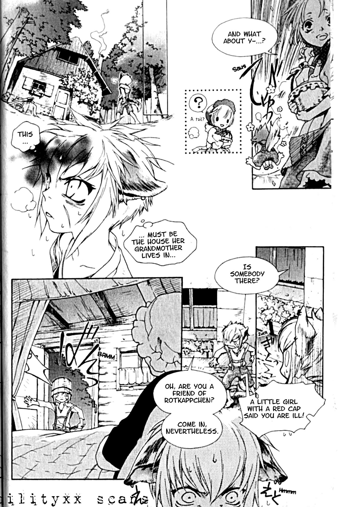 Grimms Manga Chapter 1.1 page 10 - Vol.1 Chapter 1: Little Red Riding Hood (Rotkappchen)