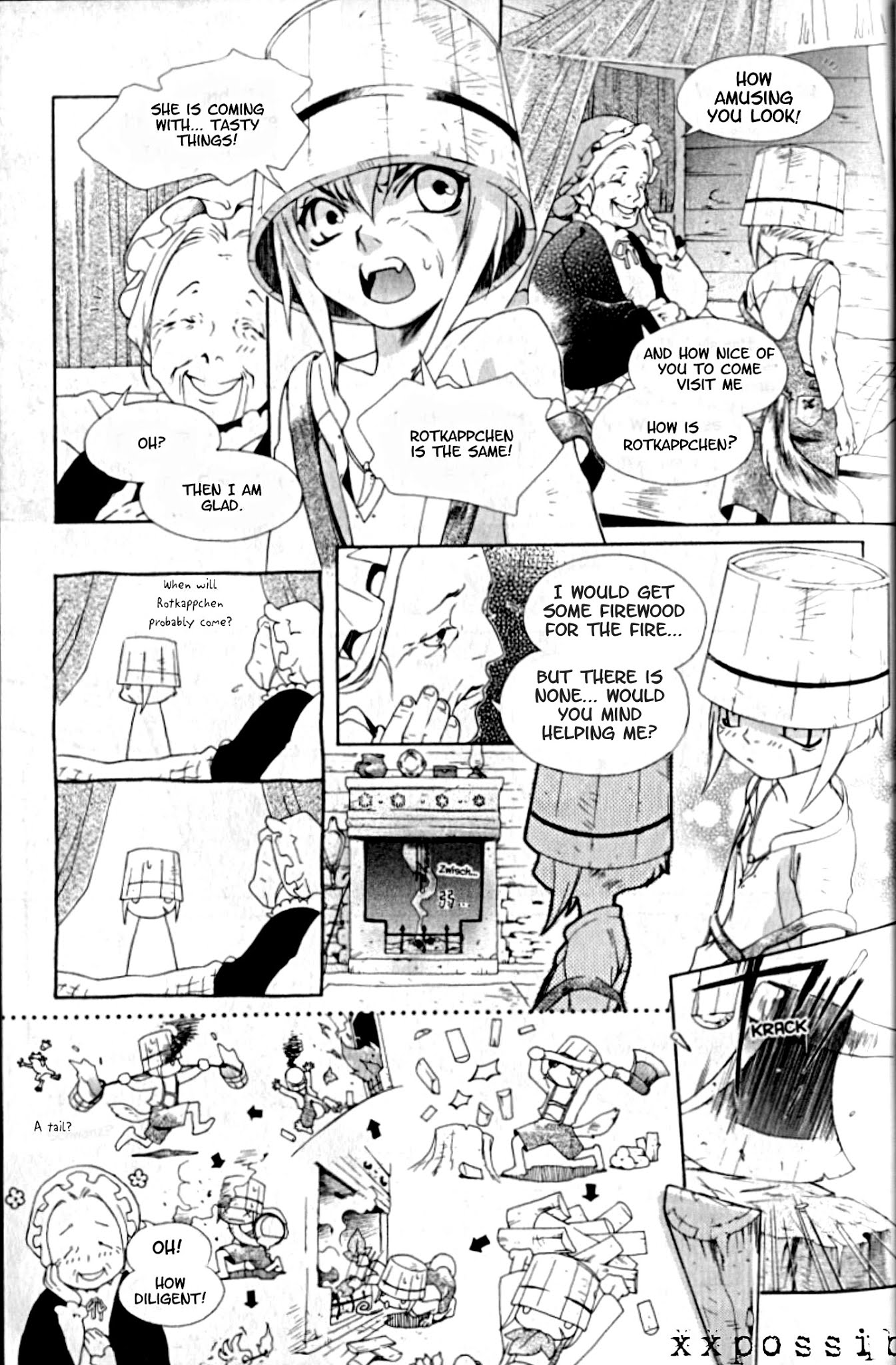 Grimms Manga Chapter 1.1 page 11 - Vol.1 Chapter 1: Little Red Riding Hood (Rotkappchen)