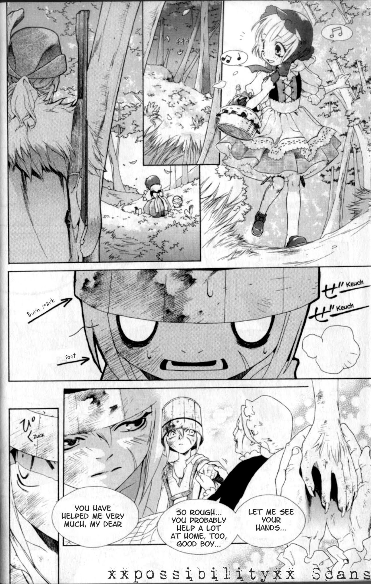 Grimms Manga Chapter 1.1 page 12 - Vol.1 Chapter 1: Little Red Riding Hood (Rotkappchen)