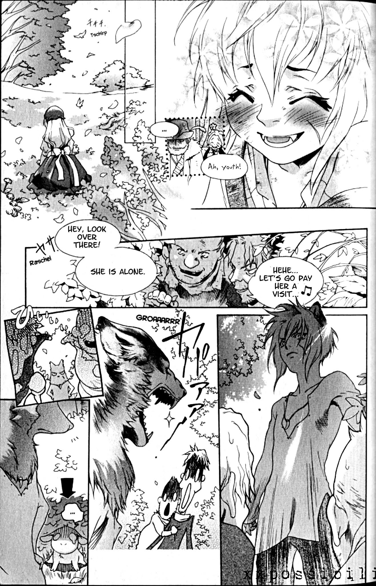 Grimms Manga Chapter 1.1 page 17 - Vol.1 Chapter 1: Little Red Riding Hood (Rotkappchen)