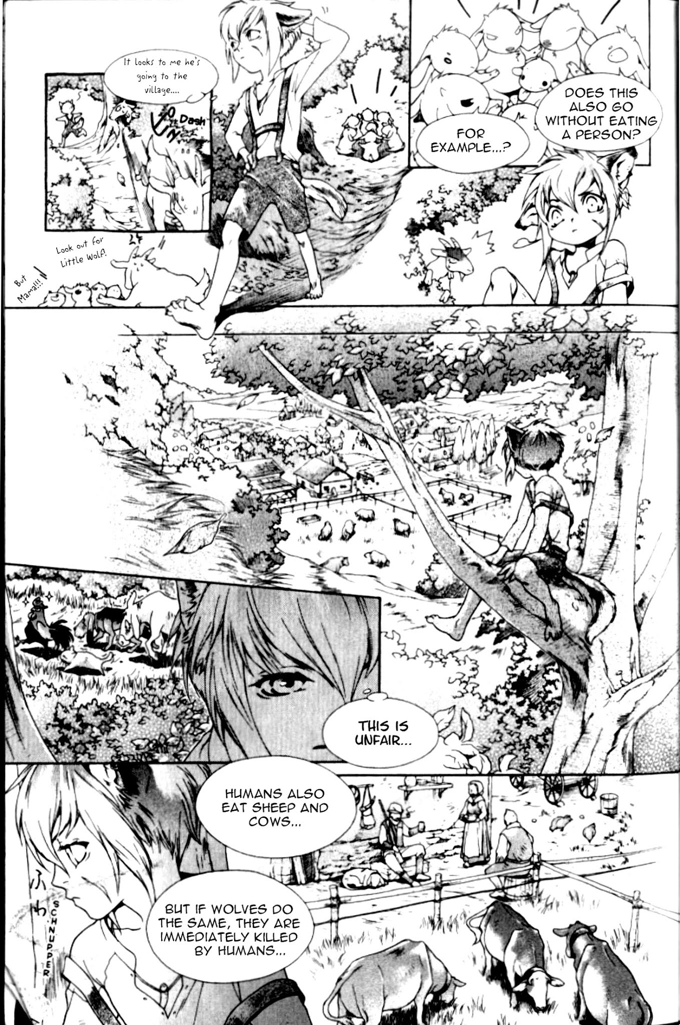 Grimms Manga Chapter 1.1 page 7 - Vol.1 Chapter 1: Little Red Riding Hood (Rotkappchen)