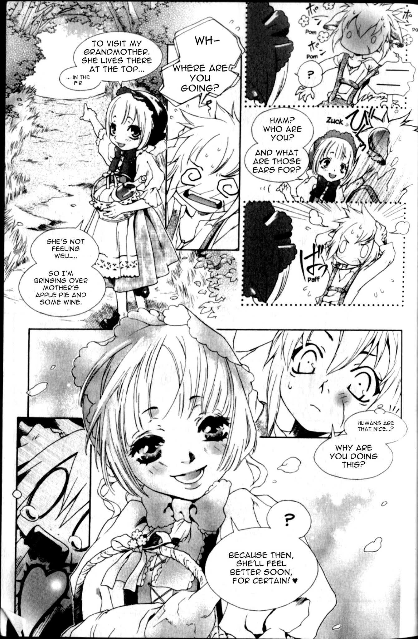 Grimms Manga Chapter 1.1 page 9 - Vol.1 Chapter 1: Little Red Riding Hood (Rotkappchen)