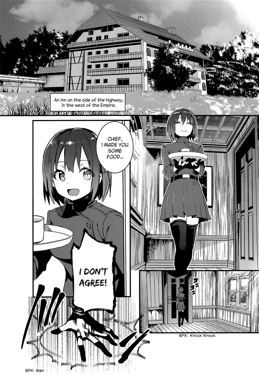 Grimoire x Reverse - Tensei Kishin Roumantan Chapter 1 page 5 - Chapter 1: Urupeya Highlands 1 "That ghast is a wanted man"