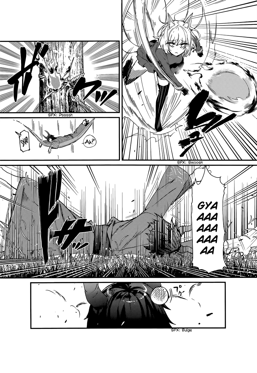 Grimoire x Reverse - Tensei Kishin Roumantan Chapter 1 page 8 - Chapter 1: Urupeya Highlands 1 "That ghast is a wanted man"