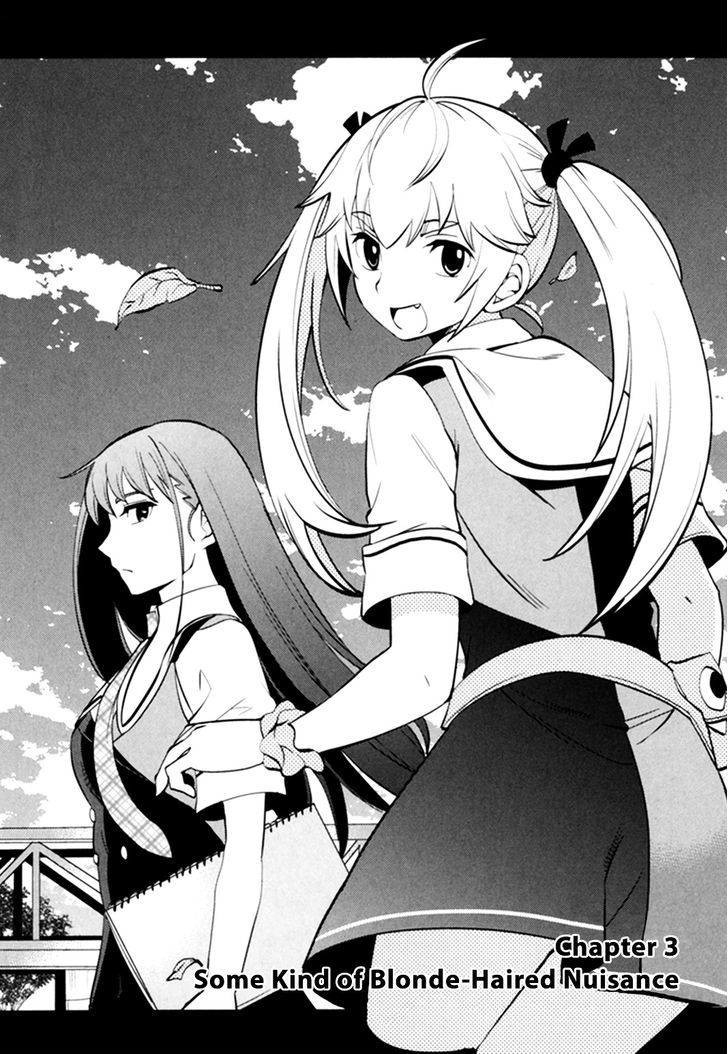 Grisaia no Kajitsu - L'oiseau bleu Chapter 3 page 2 - Chapter 3 : Some Kind of Blonde-Haired Nuisance