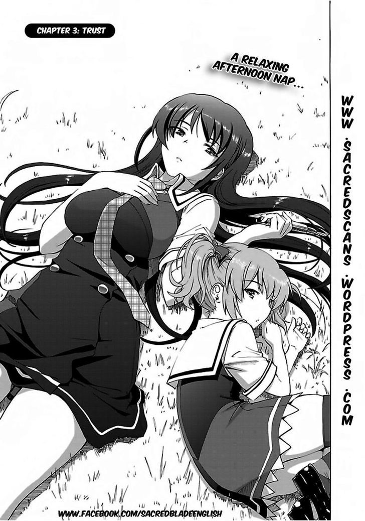 Grisaia no Kajitsu - Sanctuary Fellows Chapter 3 page 1 - Chapter 3 : Trust