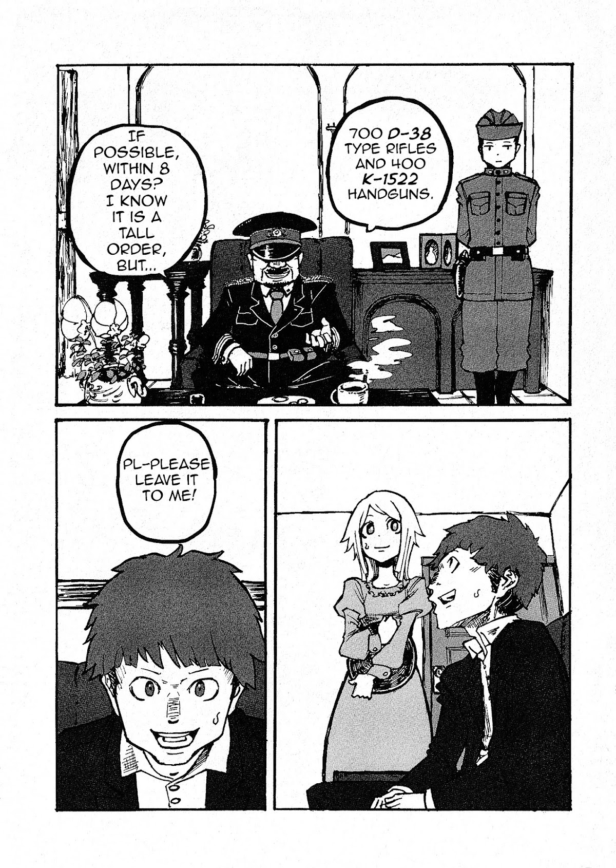 Groundless - Sekigan no Sogekihei Chapter 1.1 page 16 - Chapter 1.1 : One-eyed Sniper (Part 1) [V.1.2]