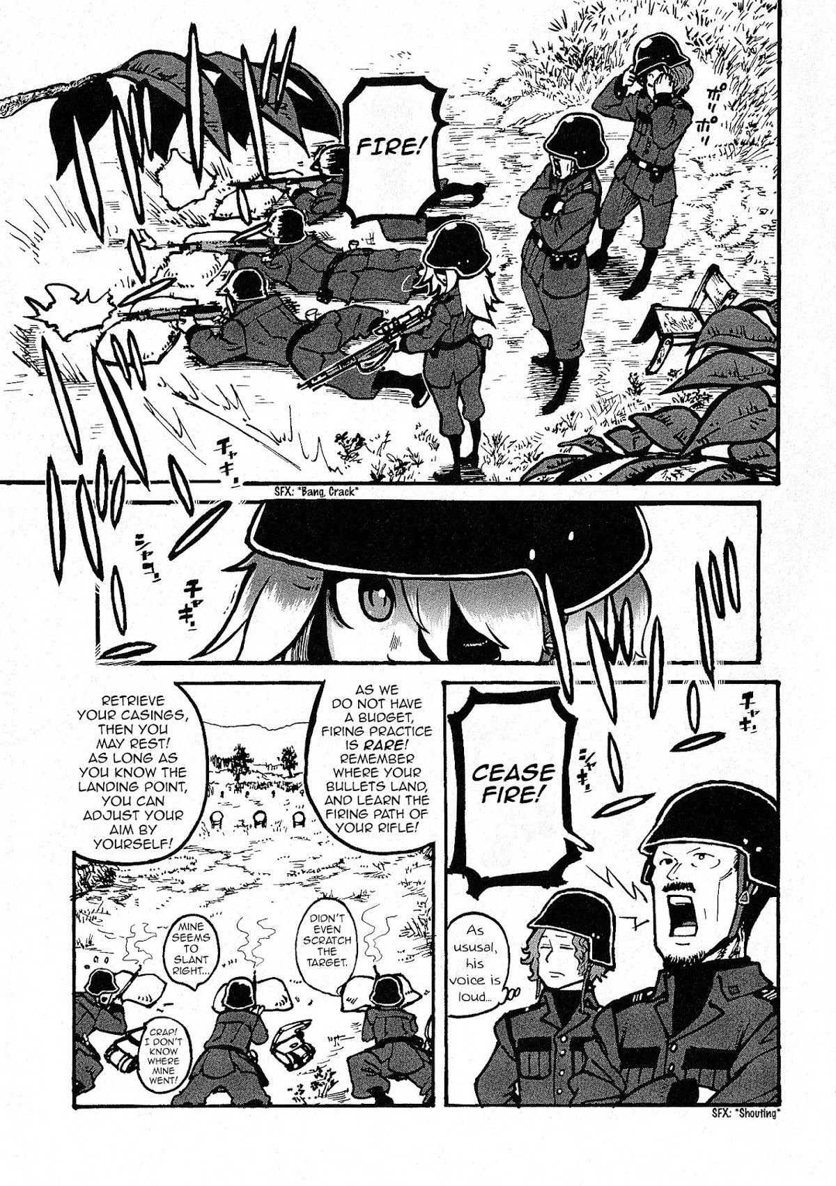 Groundless - Sekigan no Sogekihei Chapter 1.2 page 10 - Chapter 1.2 : One-eyed Sniper (Part 2)