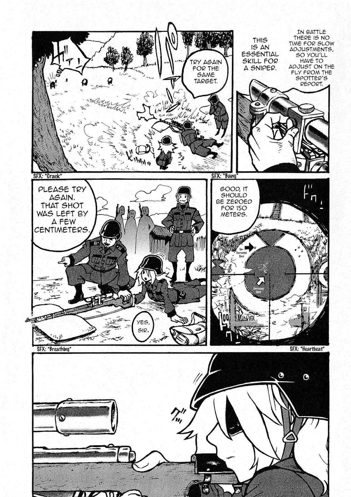 Groundless - Sekigan no Sogekihei Chapter 1.2 page 12 - Chapter 1.2 : One-eyed Sniper (Part 2)