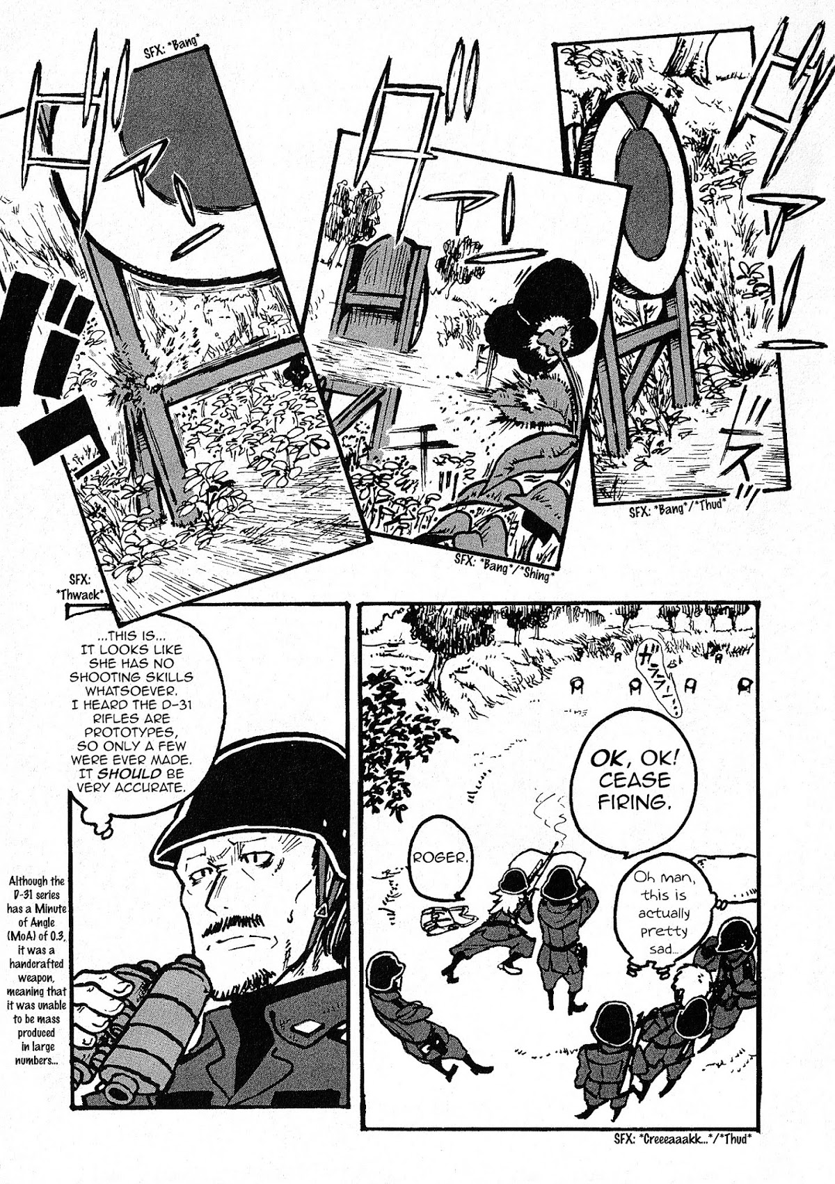 Groundless - Sekigan no Sogekihei Chapter 1.2 page 14 - Chapter 1.2 : One-eyed Sniper (Part 2)