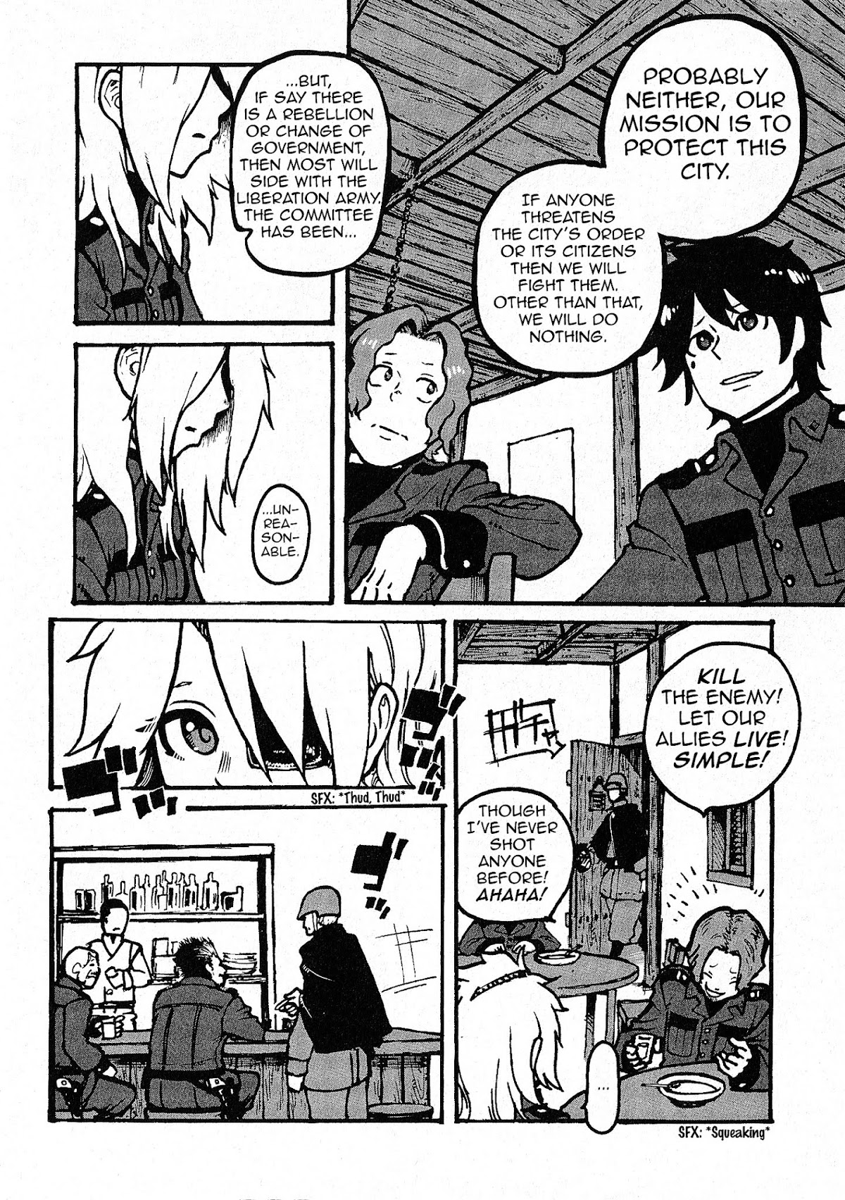 Groundless - Sekigan no Sogekihei Chapter 1.2 page 19 - Chapter 1.2 : One-eyed Sniper (Part 2)