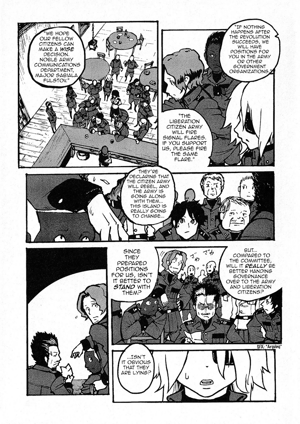 Groundless - Sekigan no Sogekihei Chapter 1.2 page 22 - Chapter 1.2 : One-eyed Sniper (Part 2)