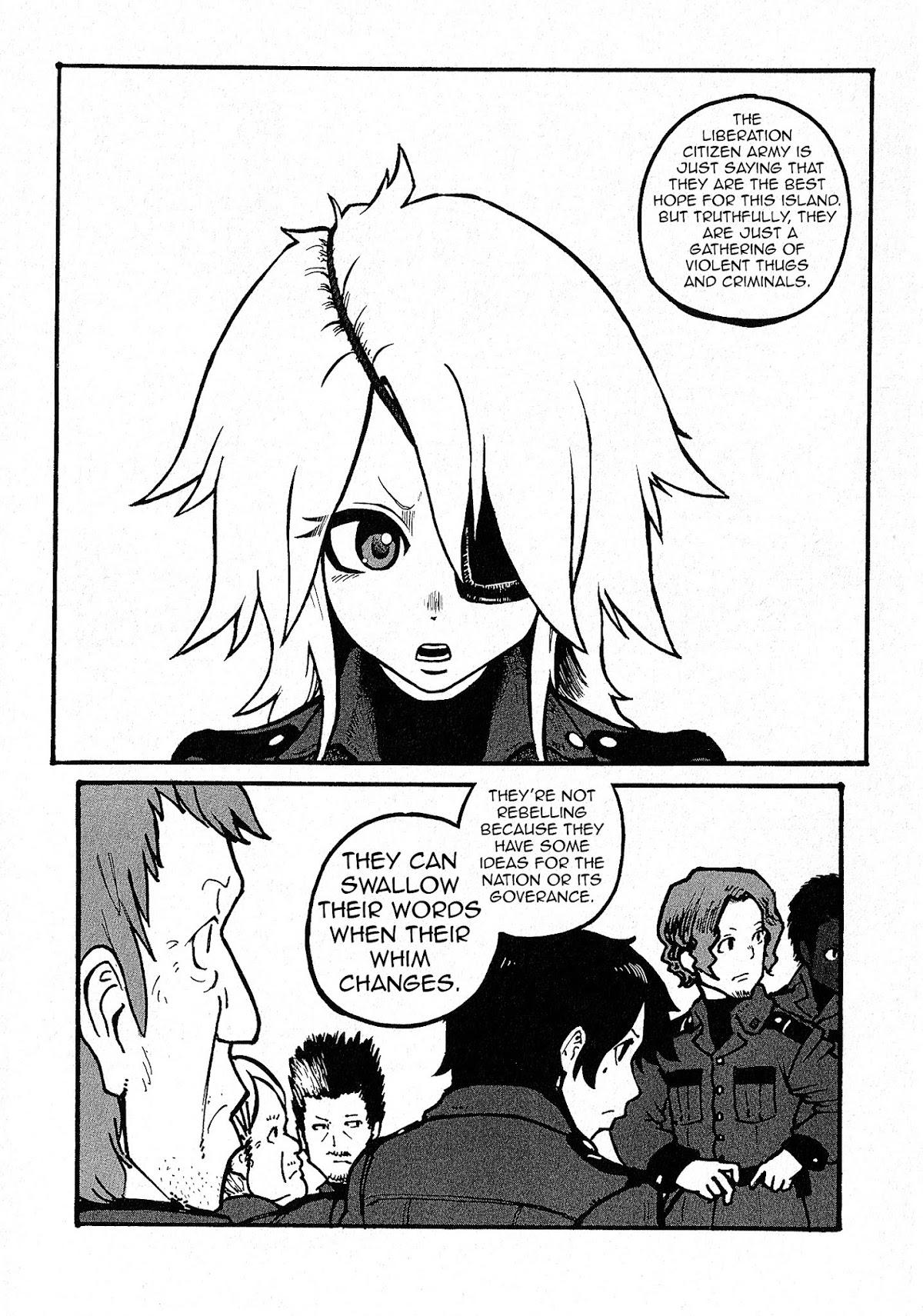 Groundless - Sekigan no Sogekihei Chapter 1.2 page 23 - Chapter 1.2 : One-eyed Sniper (Part 2)