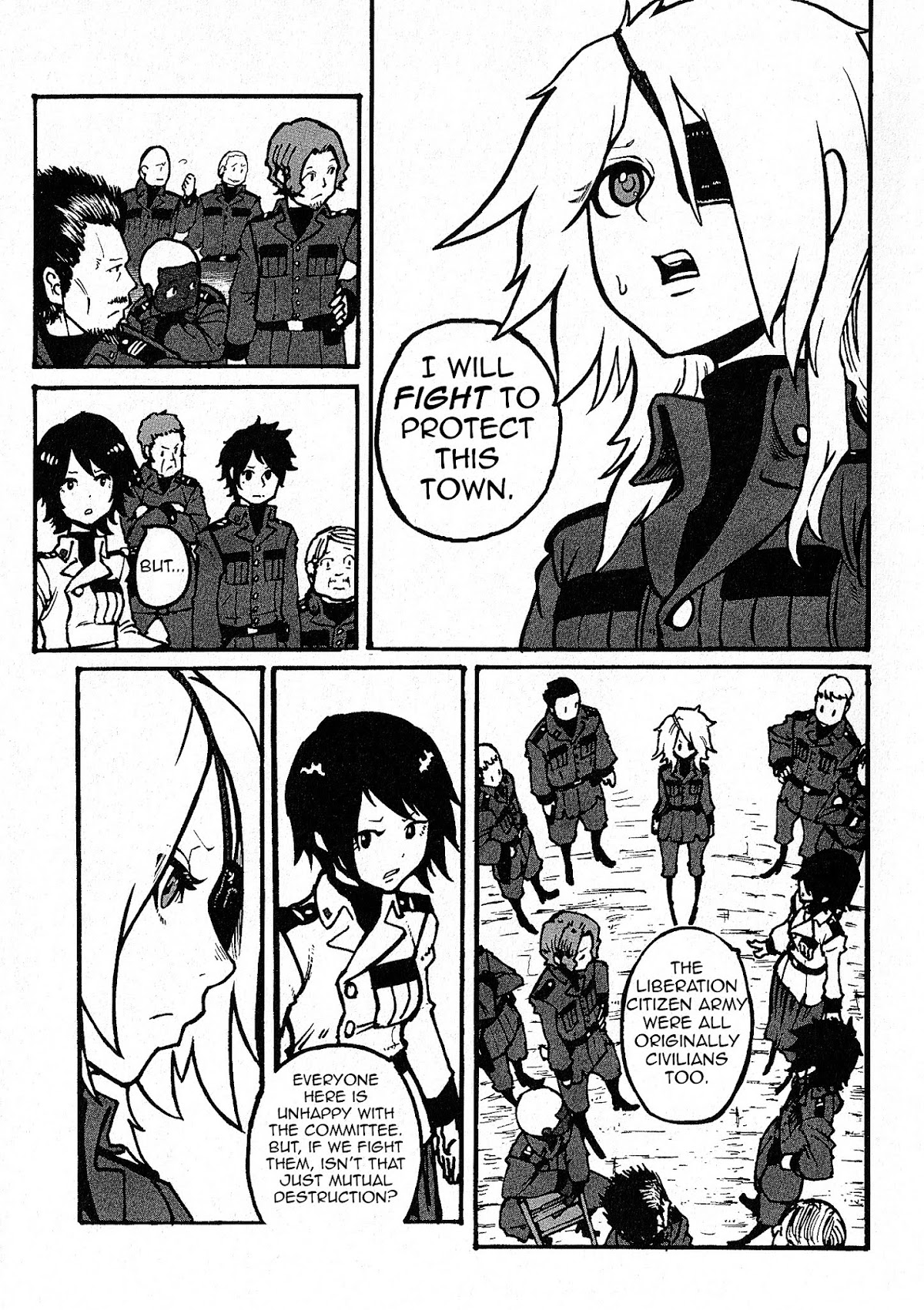 Groundless - Sekigan no Sogekihei Chapter 1.2 page 24 - Chapter 1.2 : One-eyed Sniper (Part 2)