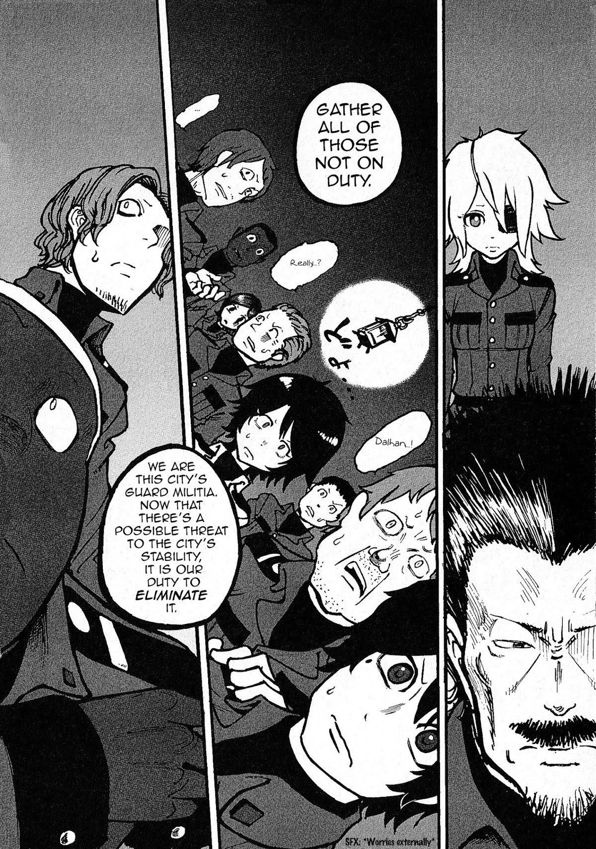 Groundless - Sekigan no Sogekihei Chapter 1.2 page 27 - Chapter 1.2 : One-eyed Sniper (Part 2)