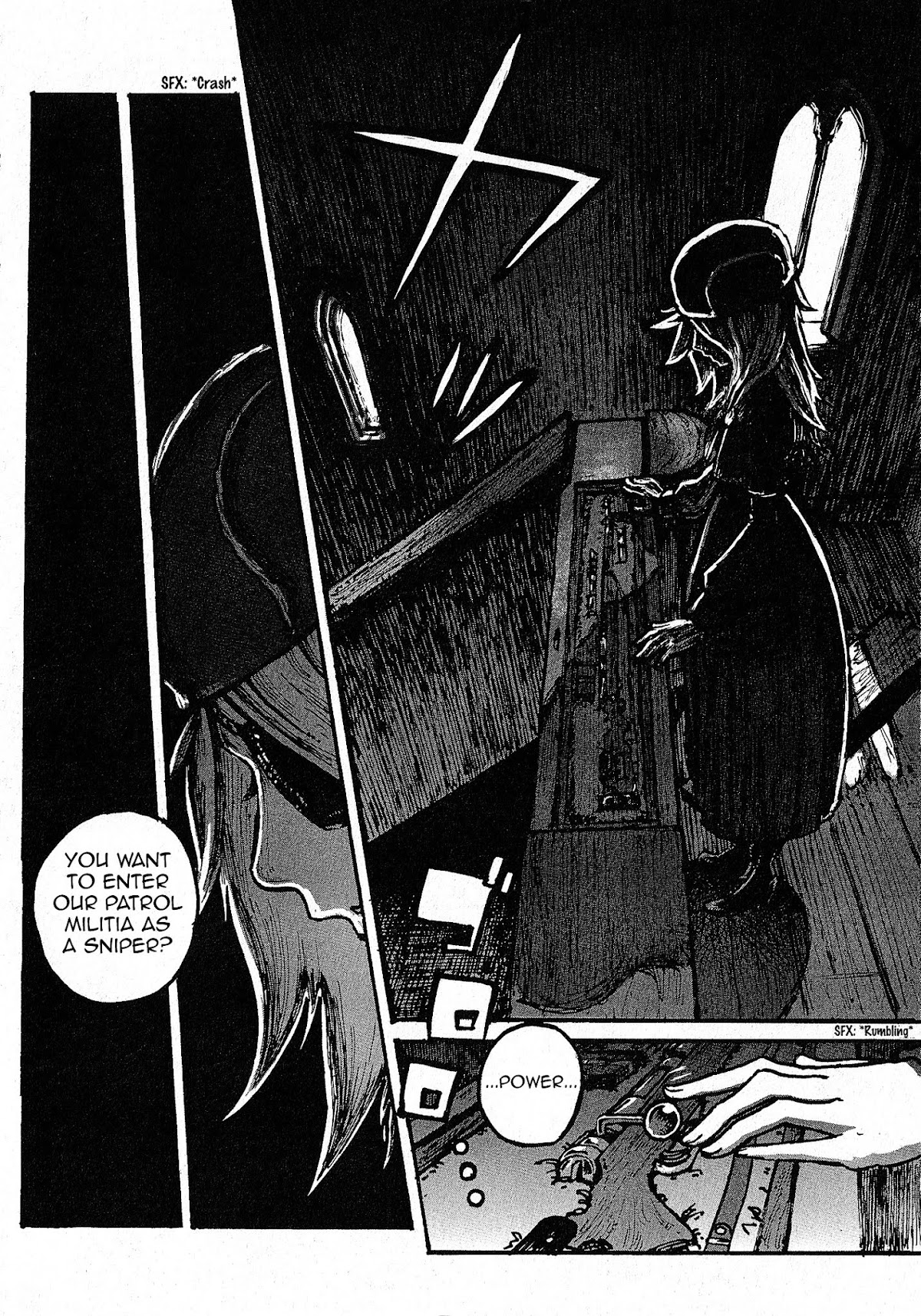 Groundless - Sekigan no Sogekihei Chapter 1.2 page 3 - Chapter 1.2 : One-eyed Sniper (Part 2)