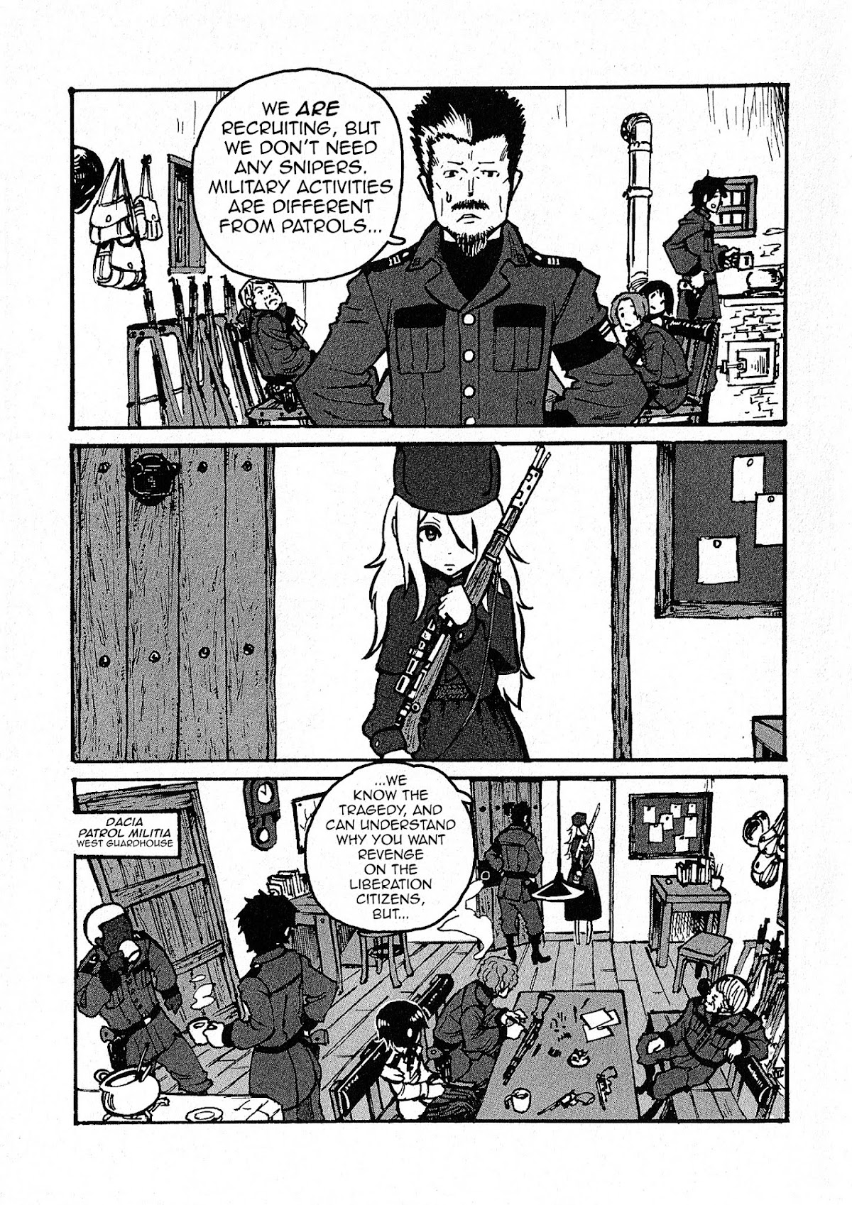 Groundless - Sekigan no Sogekihei Chapter 1.2 page 4 - Chapter 1.2 : One-eyed Sniper (Part 2)