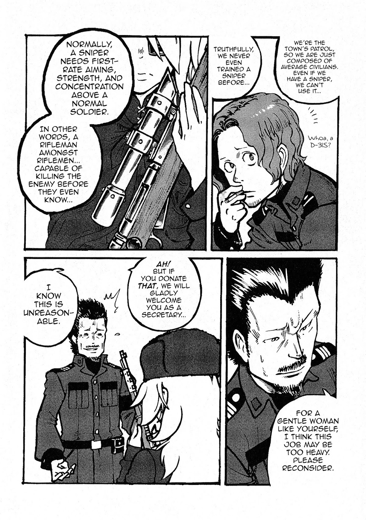 Groundless - Sekigan no Sogekihei Chapter 1.2 page 5 - Chapter 1.2 : One-eyed Sniper (Part 2)