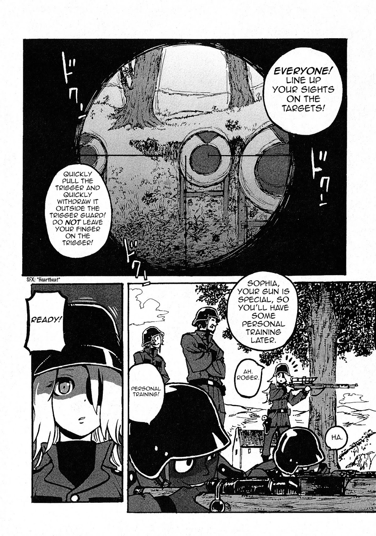 Groundless - Sekigan no Sogekihei Chapter 1.2 page 9 - Chapter 1.2 : One-eyed Sniper (Part 2)
