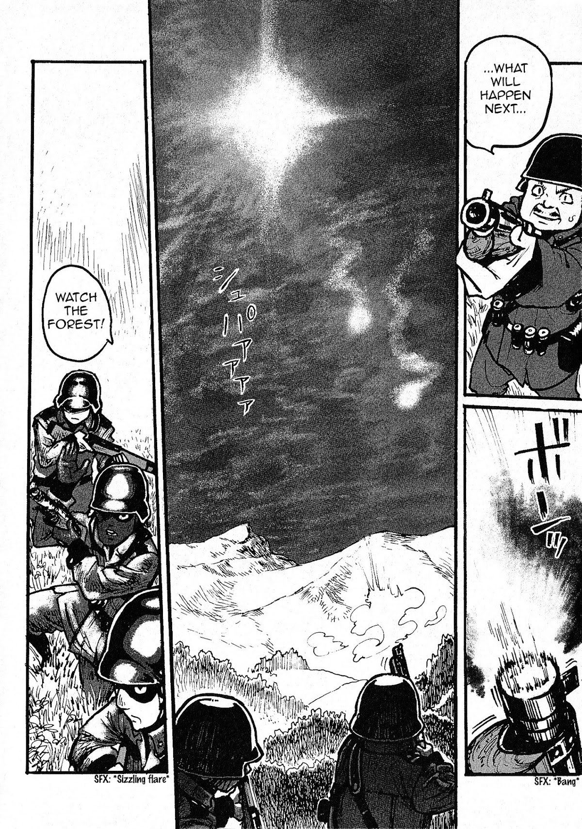 Groundless - Sekigan no Sogekihei Chapter 1.3 page 10 - Chapter 1.3 : One-eyed Sniper (Part 3) [V.1.1]