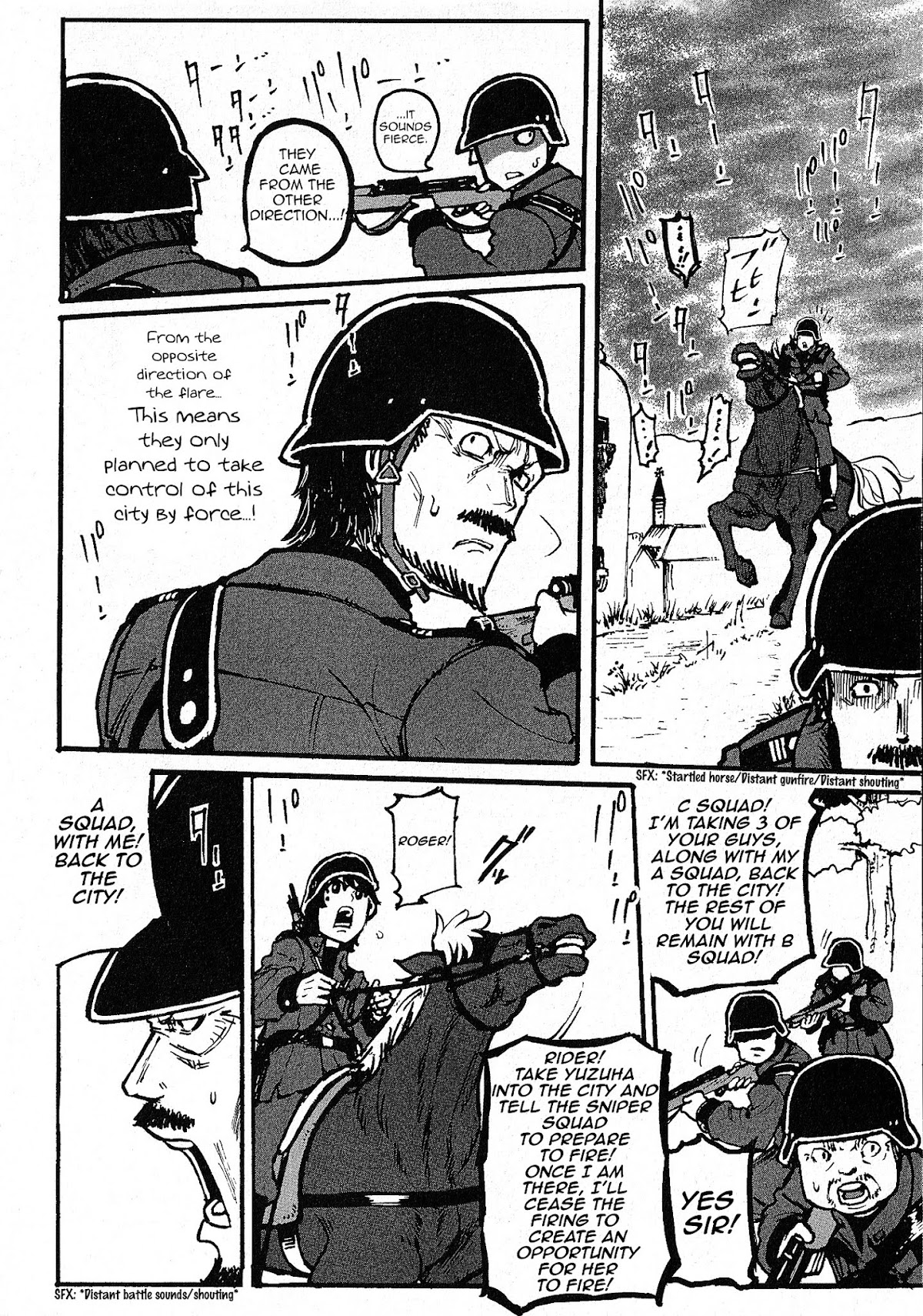 Groundless - Sekigan no Sogekihei Chapter 1.3 page 12 - Chapter 1.3 : One-eyed Sniper (Part 3) [V.1.1]