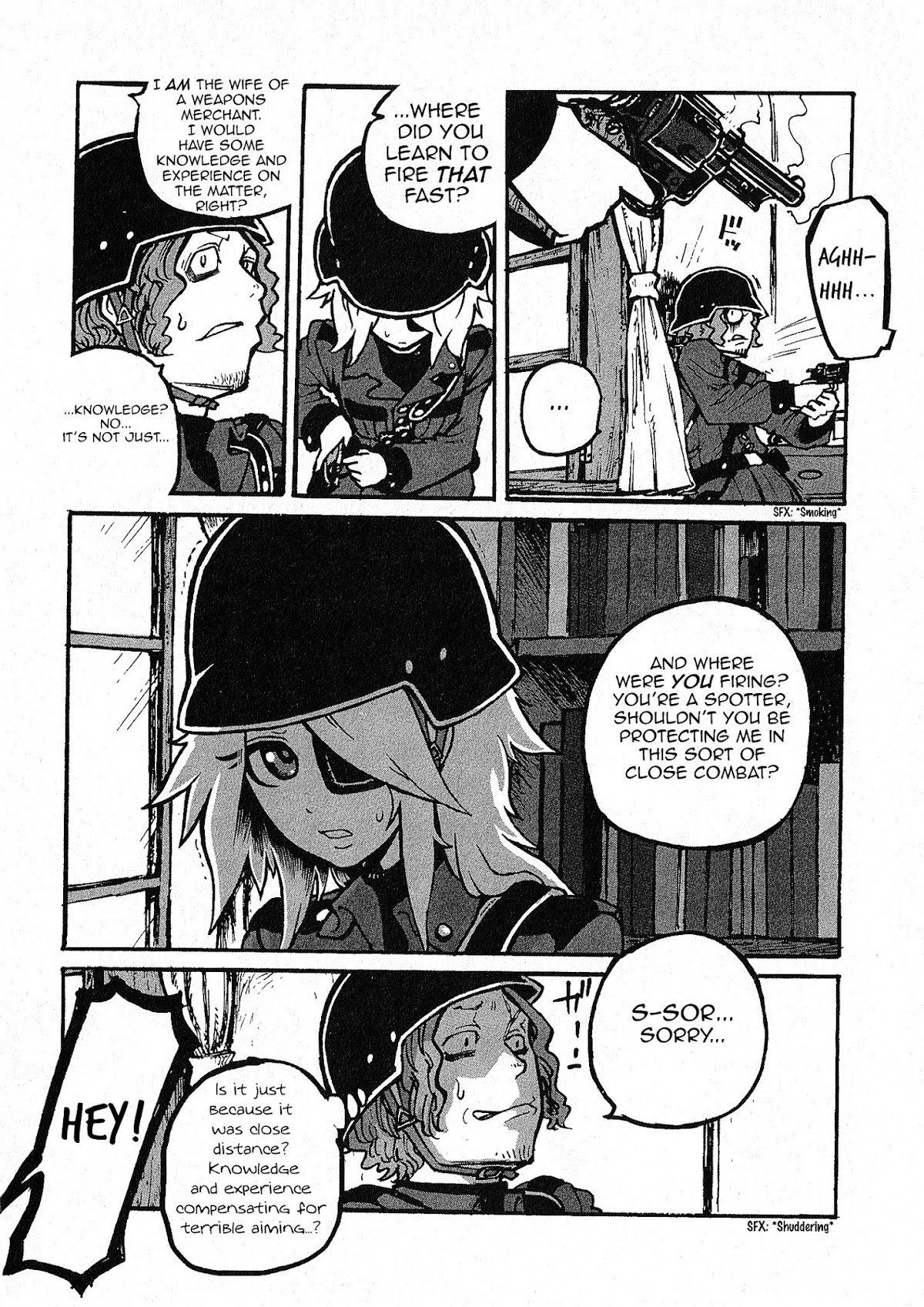 Groundless - Sekigan no Sogekihei Chapter 1.3 page 17 - Chapter 1.3 : One-eyed Sniper (Part 3) [V.1.1]