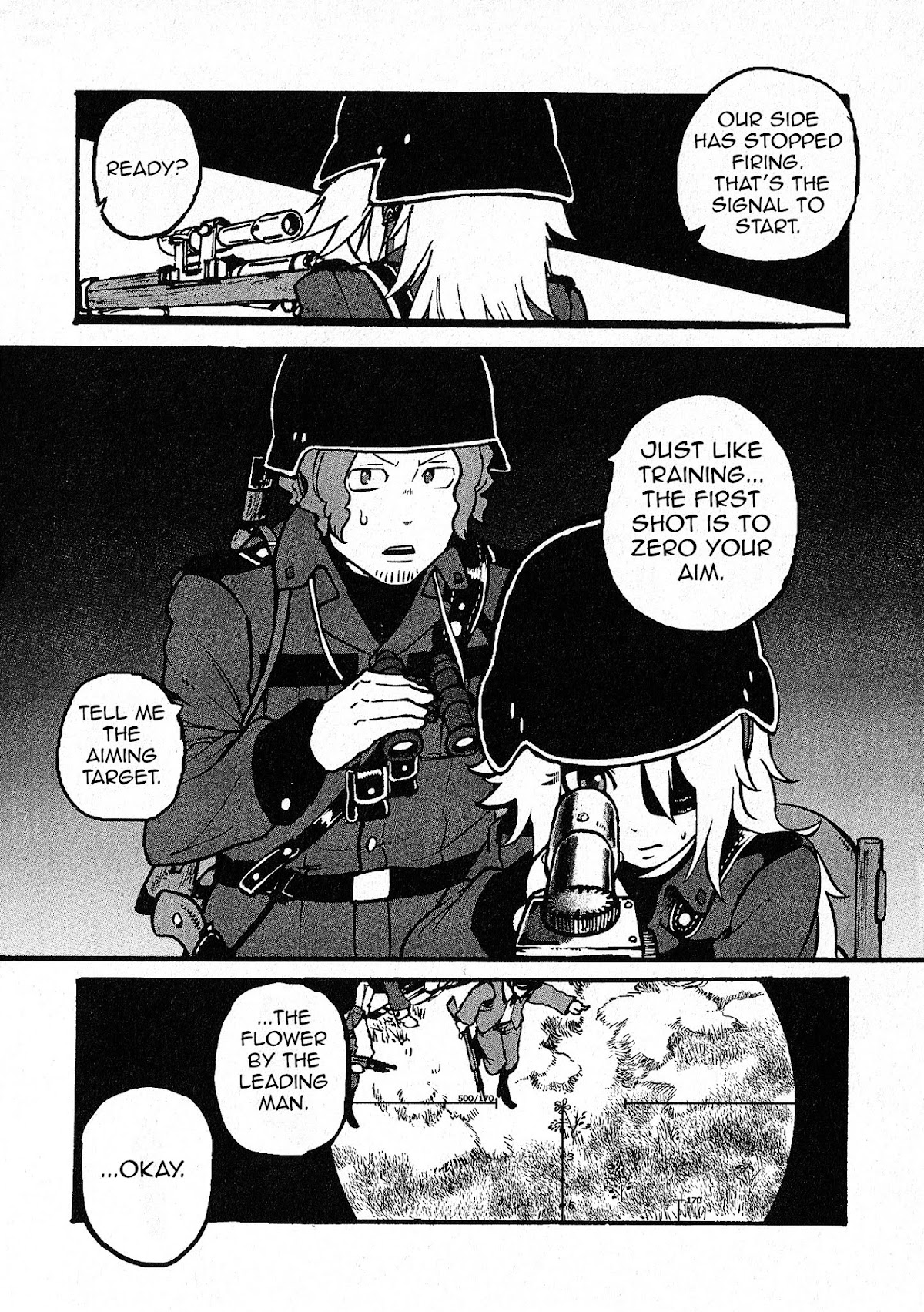 Groundless - Sekigan no Sogekihei Chapter 1.3 page 22 - Chapter 1.3 : One-eyed Sniper (Part 3) [V.1.1]